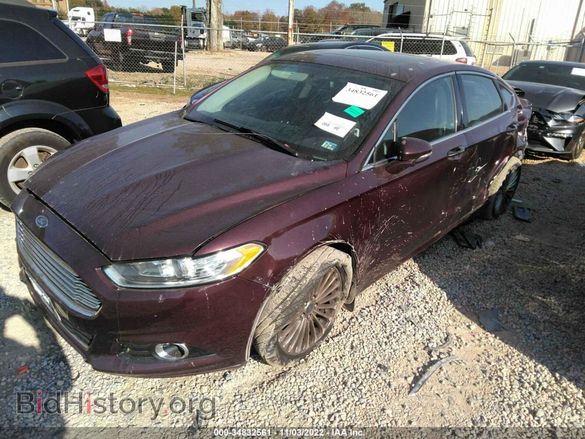 2013 FORD FUSION - VIN: 3FA6P0D92DR116178 - Photo 2