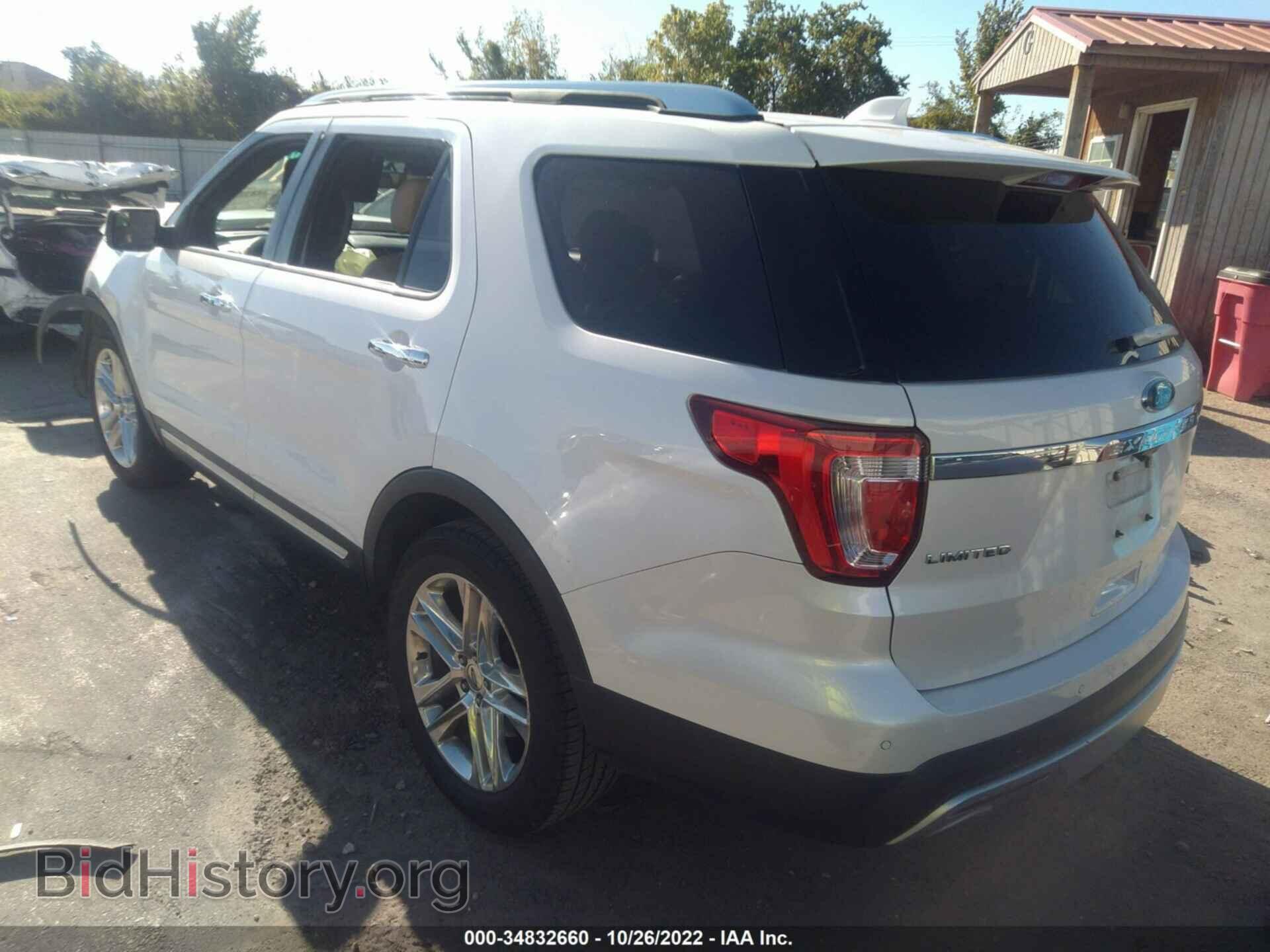 2016 FORD EXPLORER - VIN: 1FM5K7F83GGB04727 - Photo 3