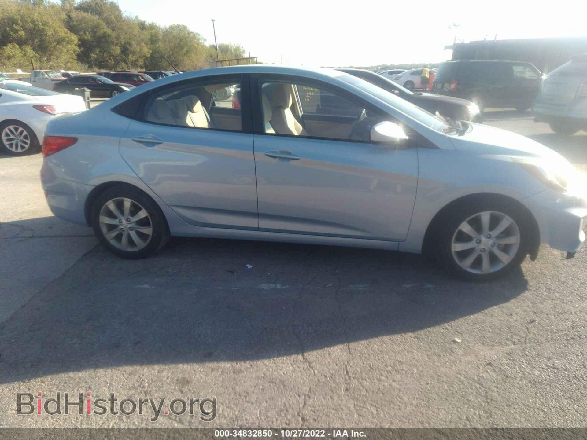 Photo KMHCU4AE7CU127663 - HYUNDAI ACCENT 2012