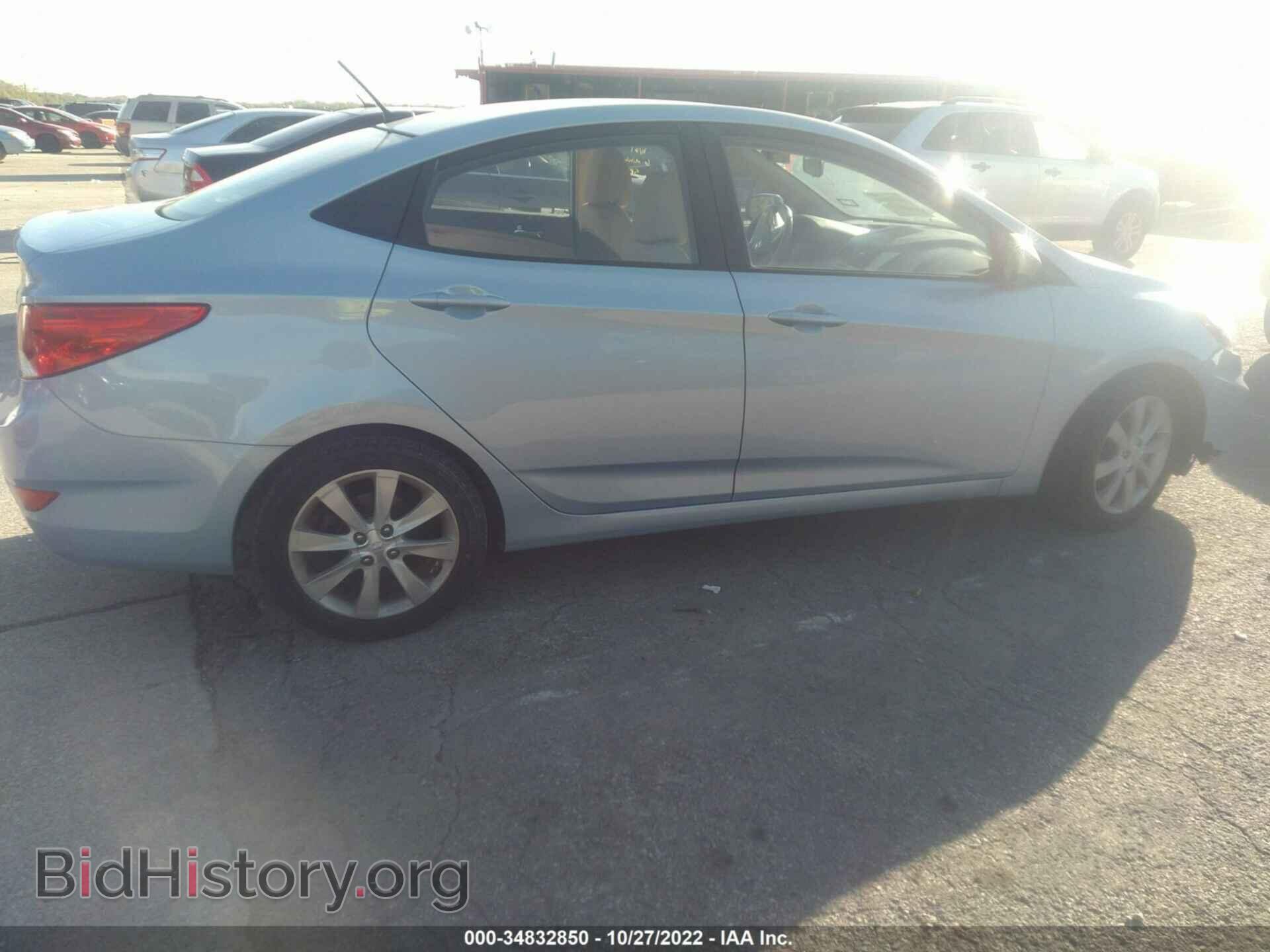 2012 HYUNDAI ACCENT - VIN: KMHCU4AE7CU127663 - Фото 4