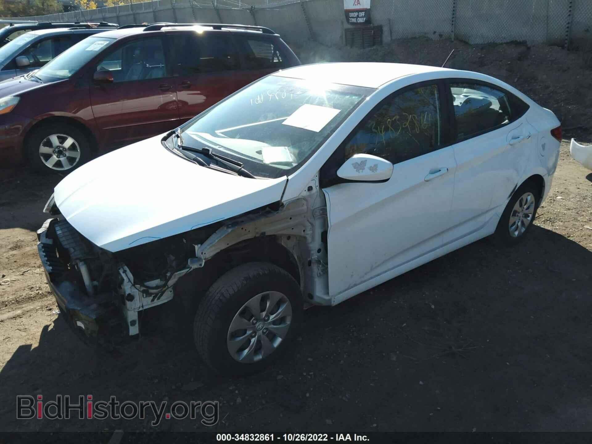 2016 HYUNDAI ACCENT - VIN: KMHCT4AE4GU084425 - Фото 2