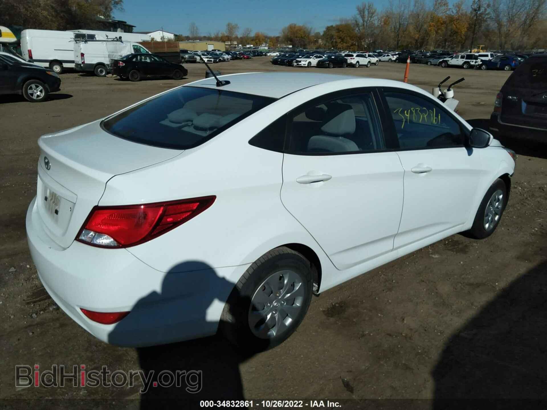 2016 HYUNDAI ACCENT - VIN: KMHCT4AE4GU084425 - Фото 4