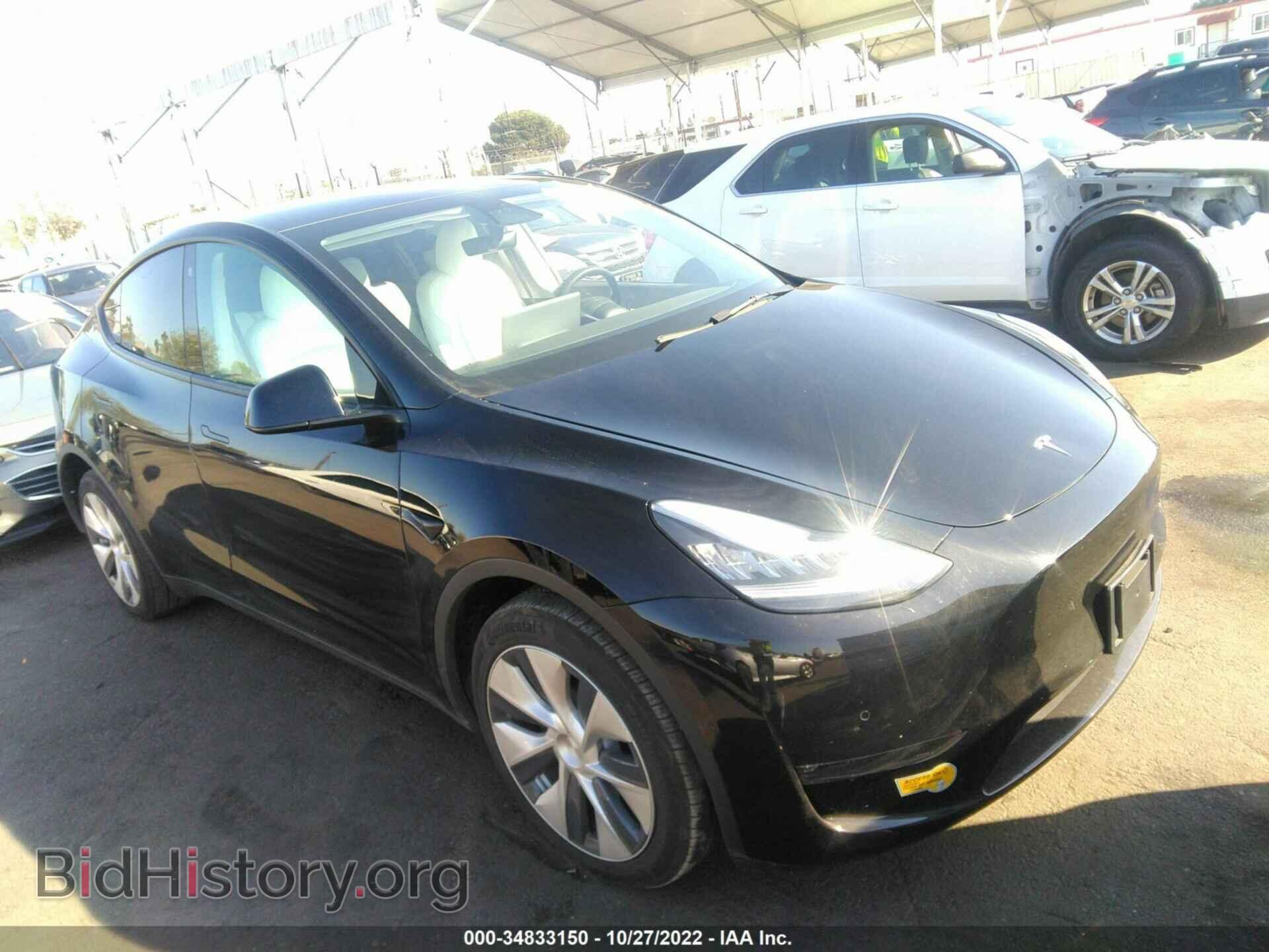 Photo 7SAYGDEE4NF355050 - TESLA MODEL Y 2022
