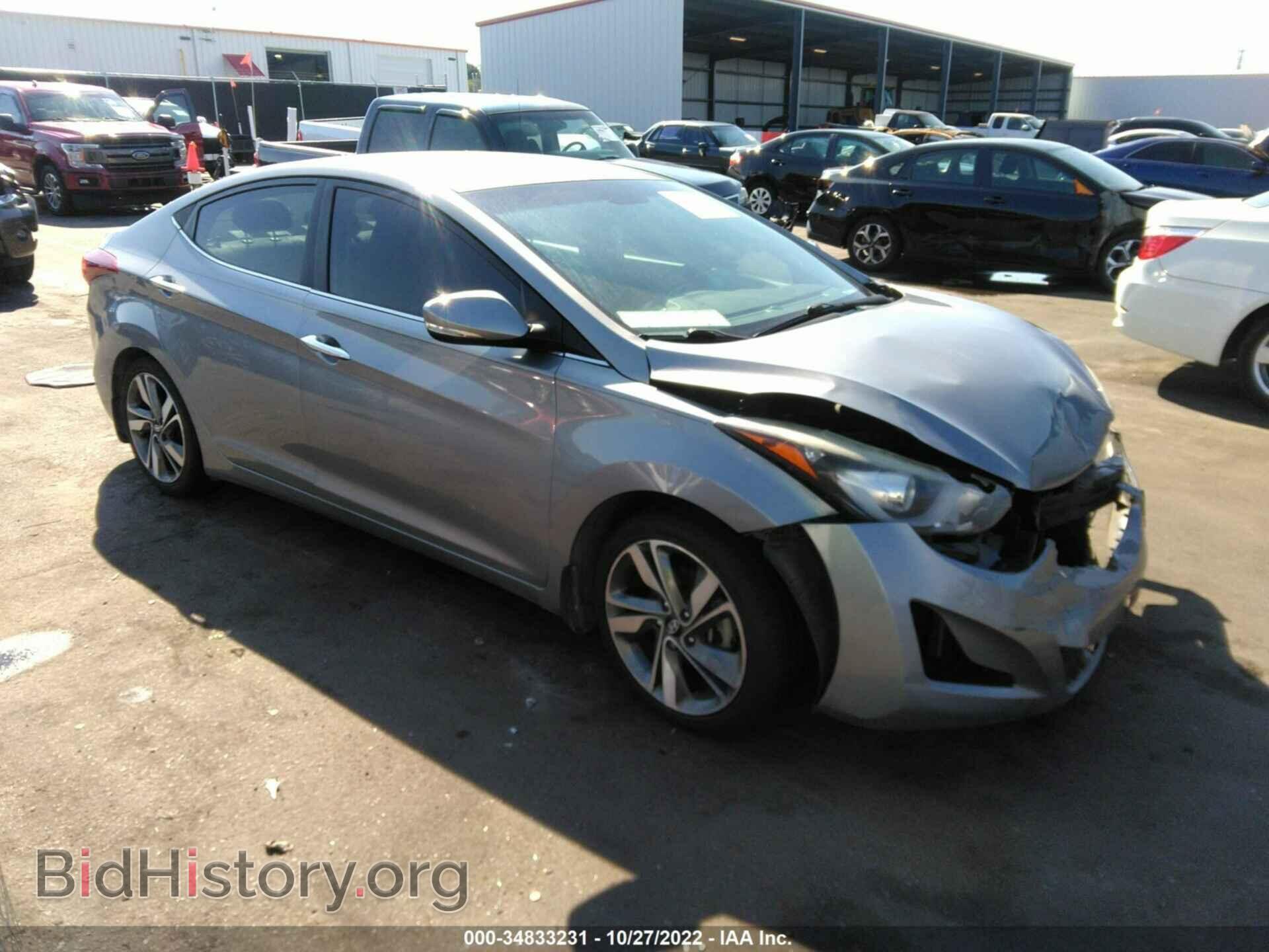 Photo KMHDH4AE8FU384814 - HYUNDAI ELANTRA 2015