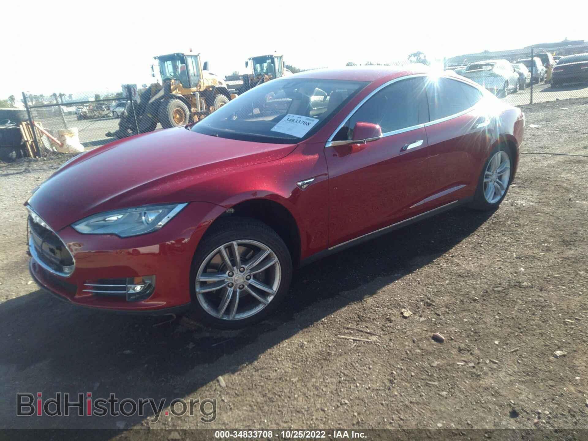 2014 TESLA MODEL S - VIN: 5YJSA1H16EFP57115 - Фото 2