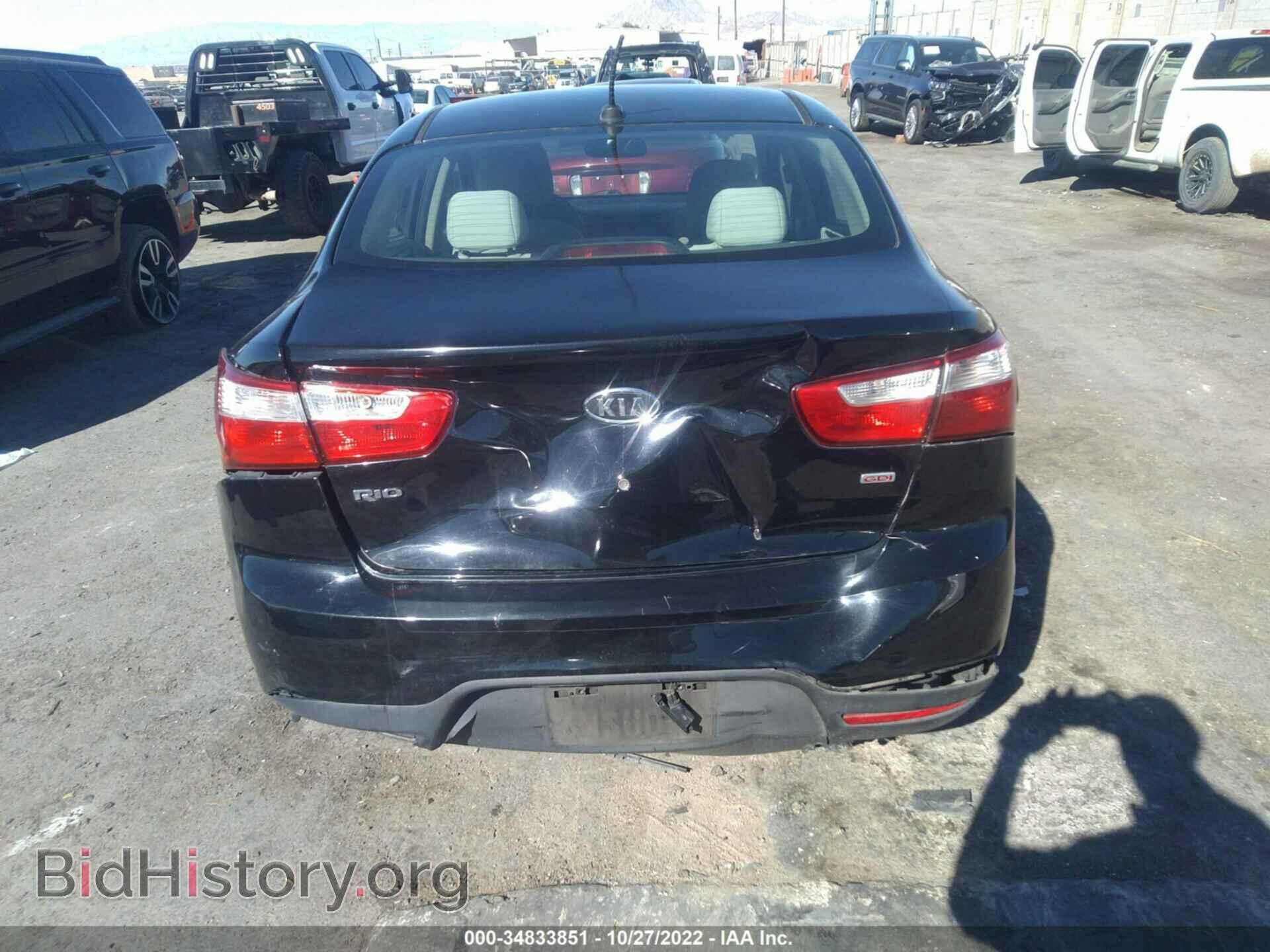 2013 KIA RIO - VIN: KNADM4A34D6122687 - Фото 6