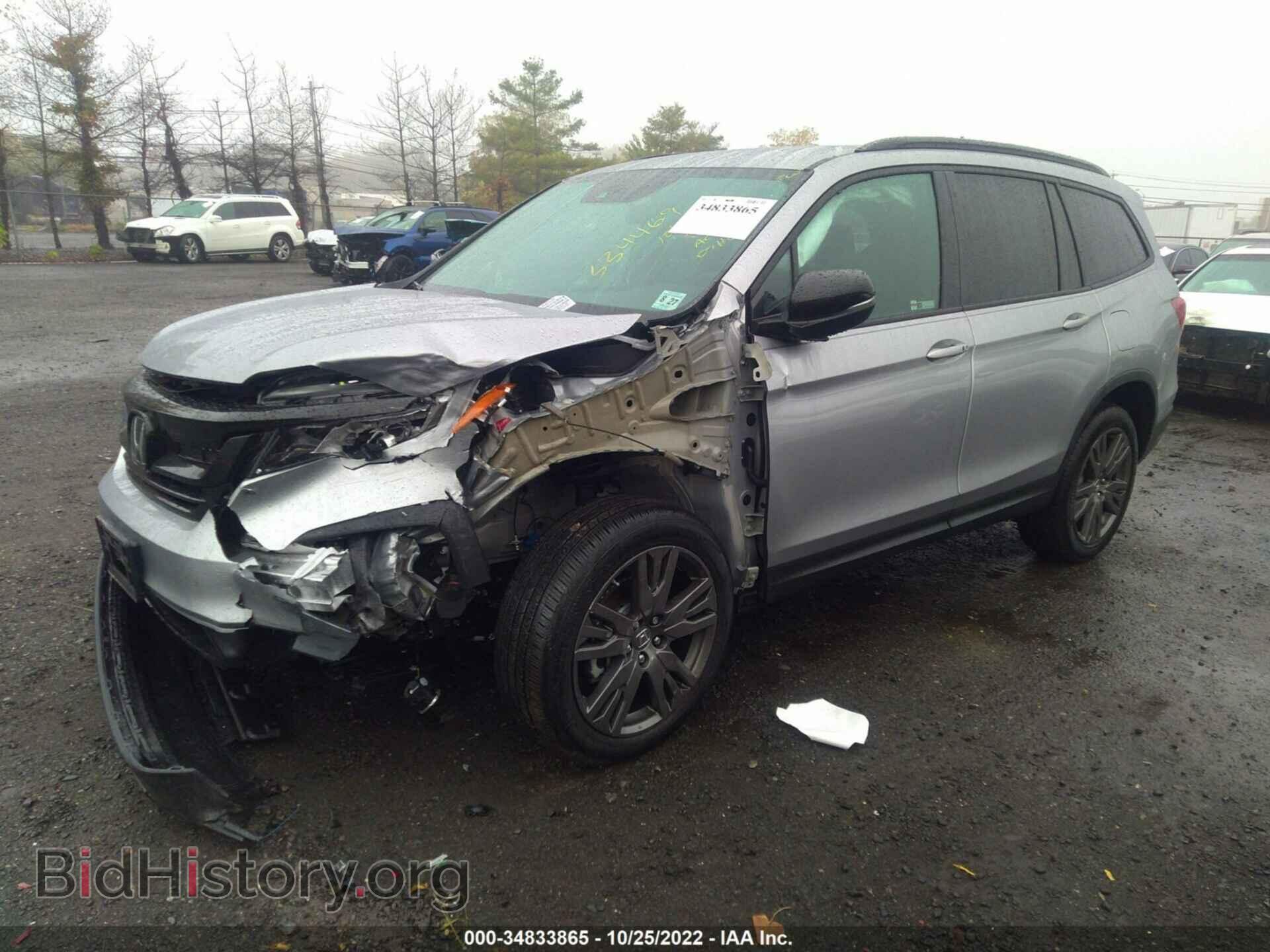 2022 HONDA PILOT - VIN: 5FNYF6H30NB067029 - Фото 2