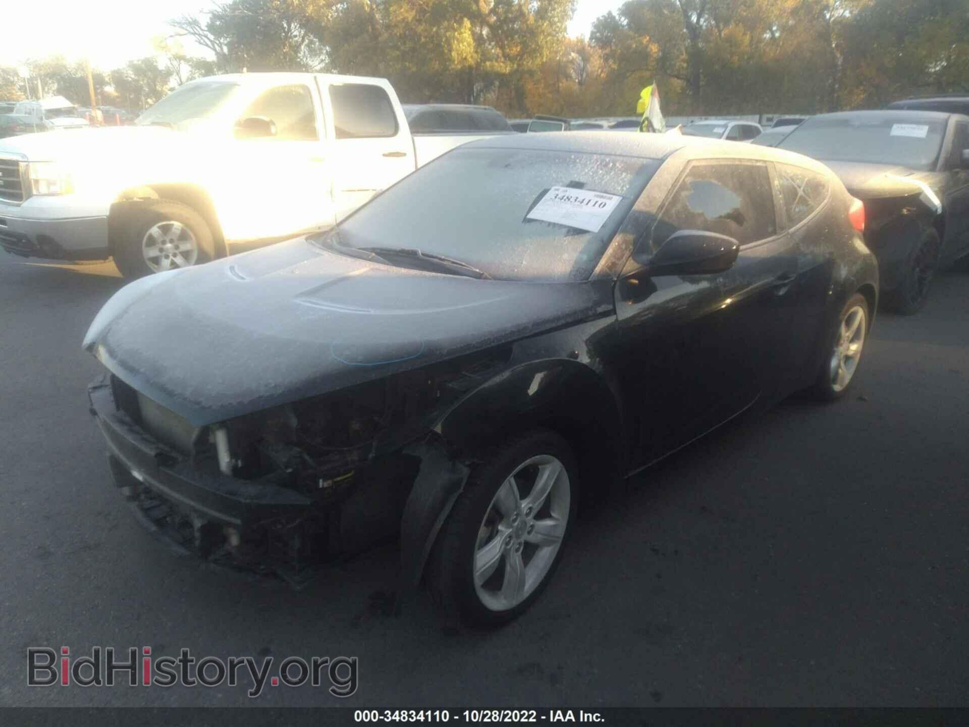 2014 HYUNDAI VELOSTER - VIN: KMHTC6AD1EU209946 - Фото 2