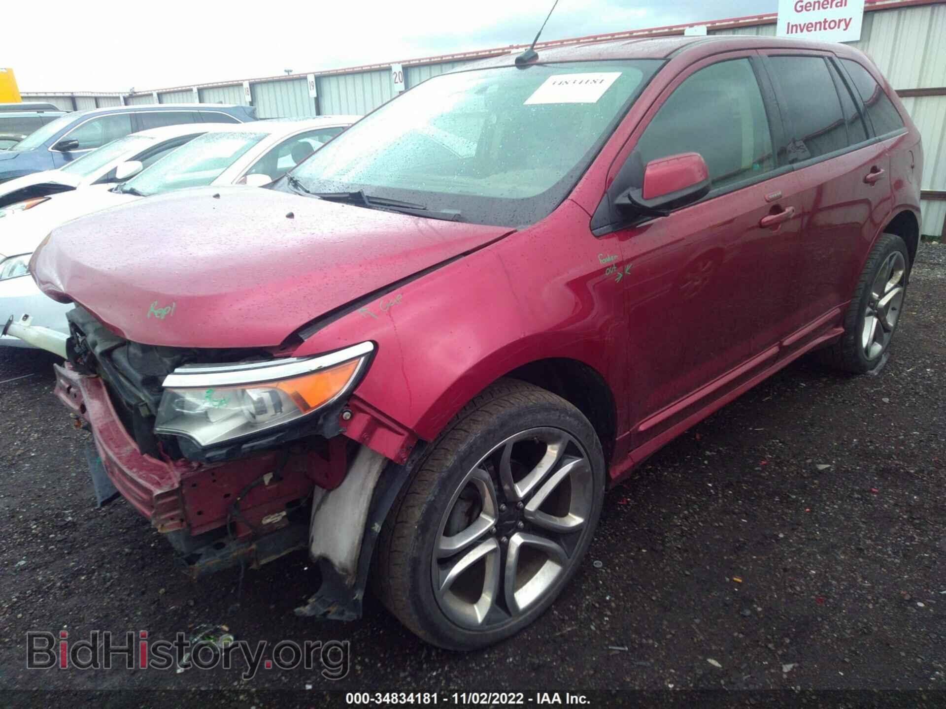 2014 FORD EDGE - VIN: 2FMDK4AK7EBB09690 - Фото 2