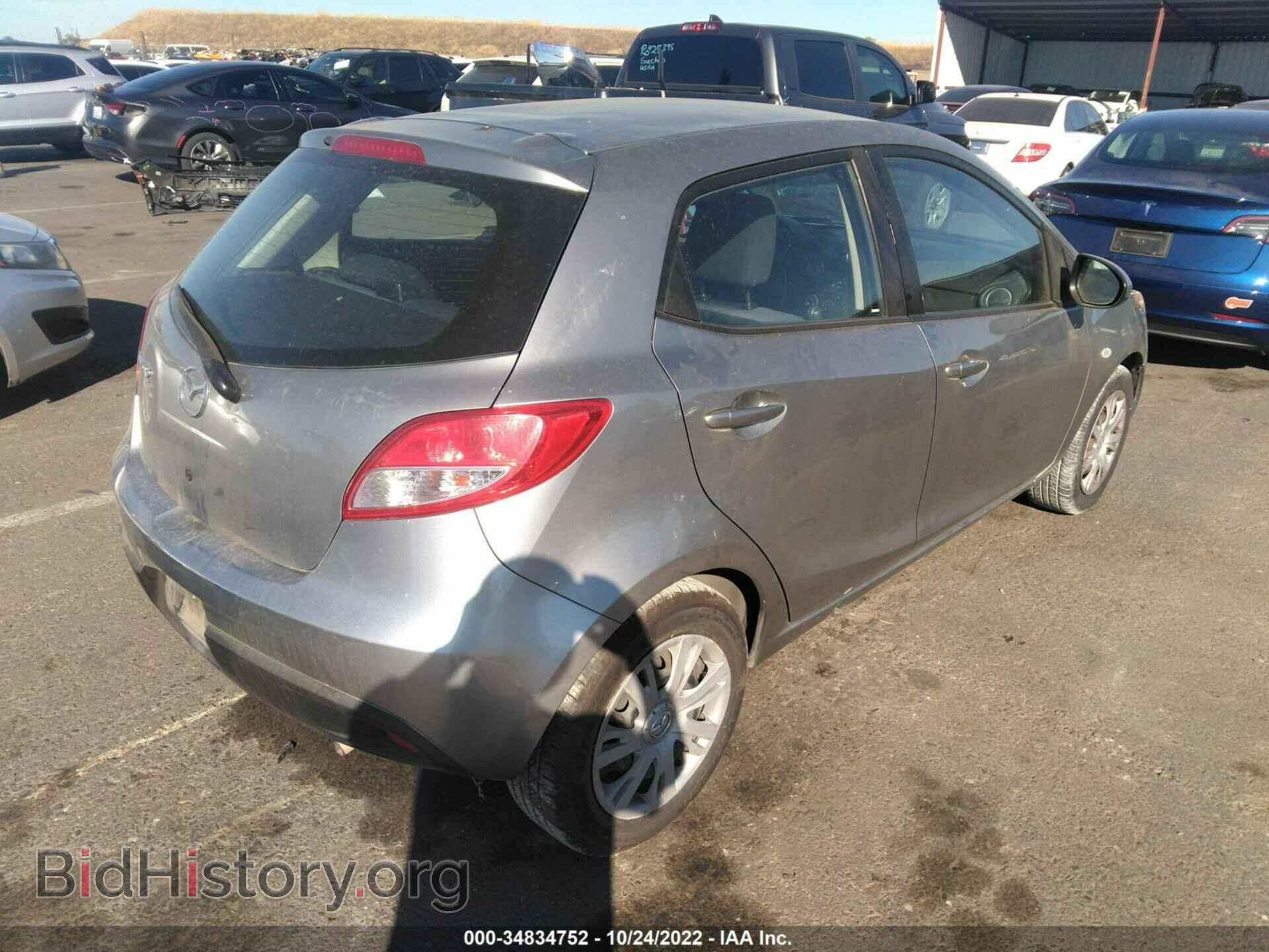 2012 MAZDA MAZDA2 - VIN: JM1DE1KZ0C0144995 - Фото 4