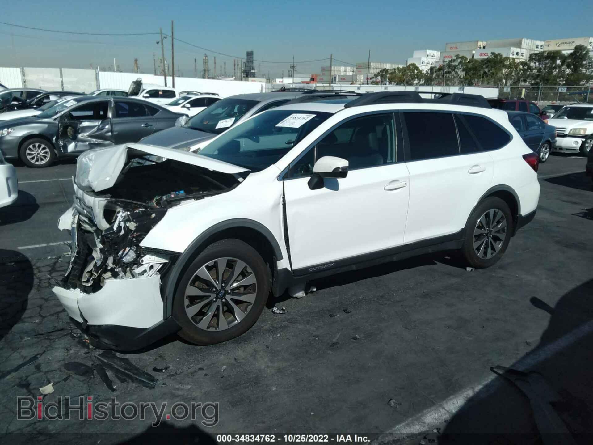 2016 SUBARU OUTBACK - VIN: 4S4BSENC2G3334084 - Фото 2