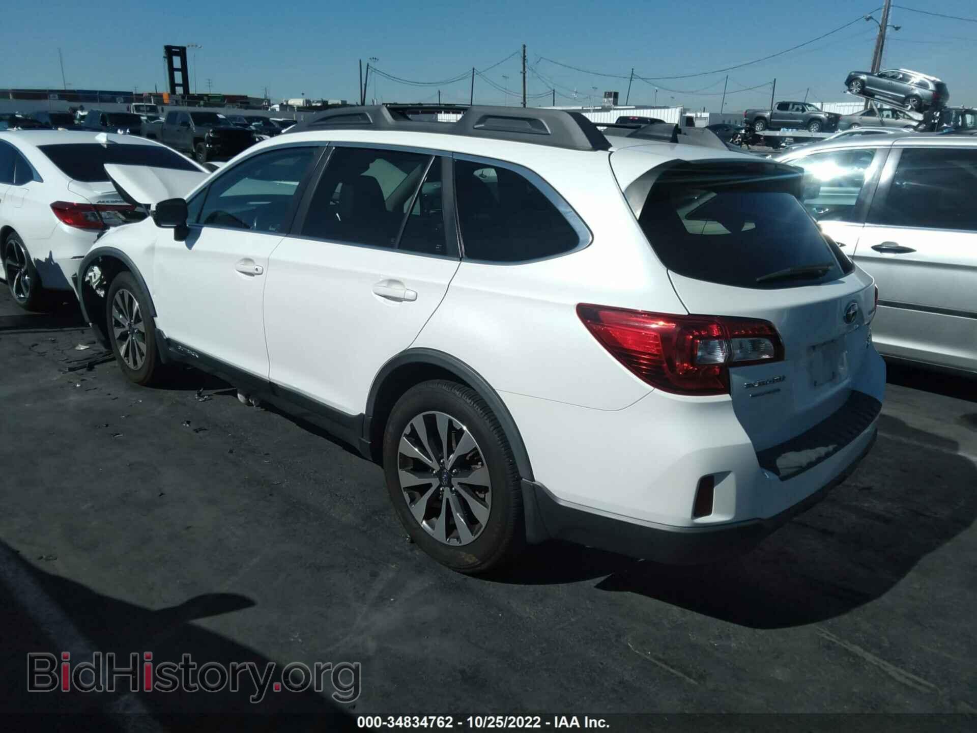 2016 SUBARU OUTBACK - VIN: 4S4BSENC2G3334084 - Фото 3