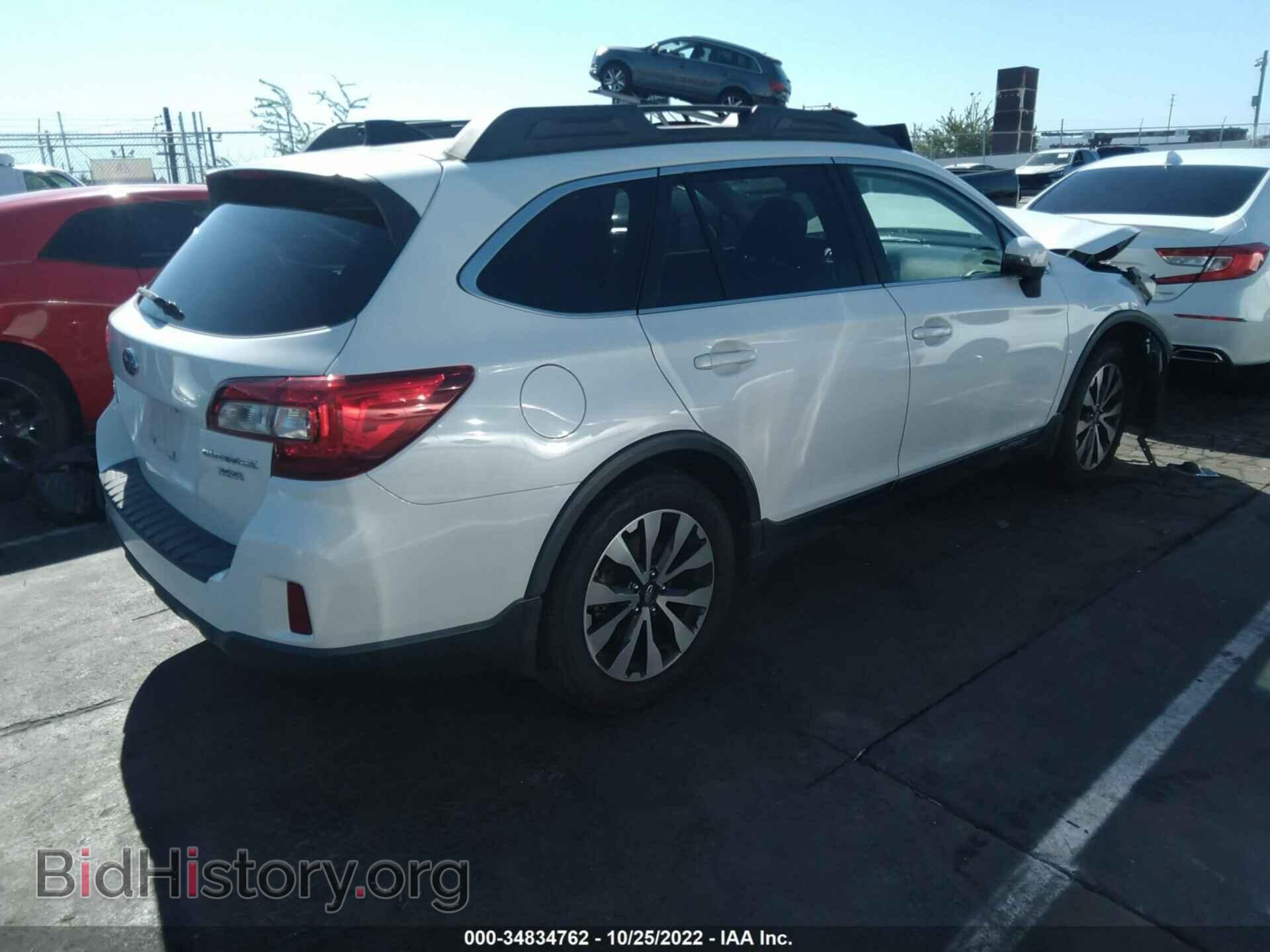 2016 SUBARU OUTBACK - VIN: 4S4BSENC2G3334084 - Фото 4