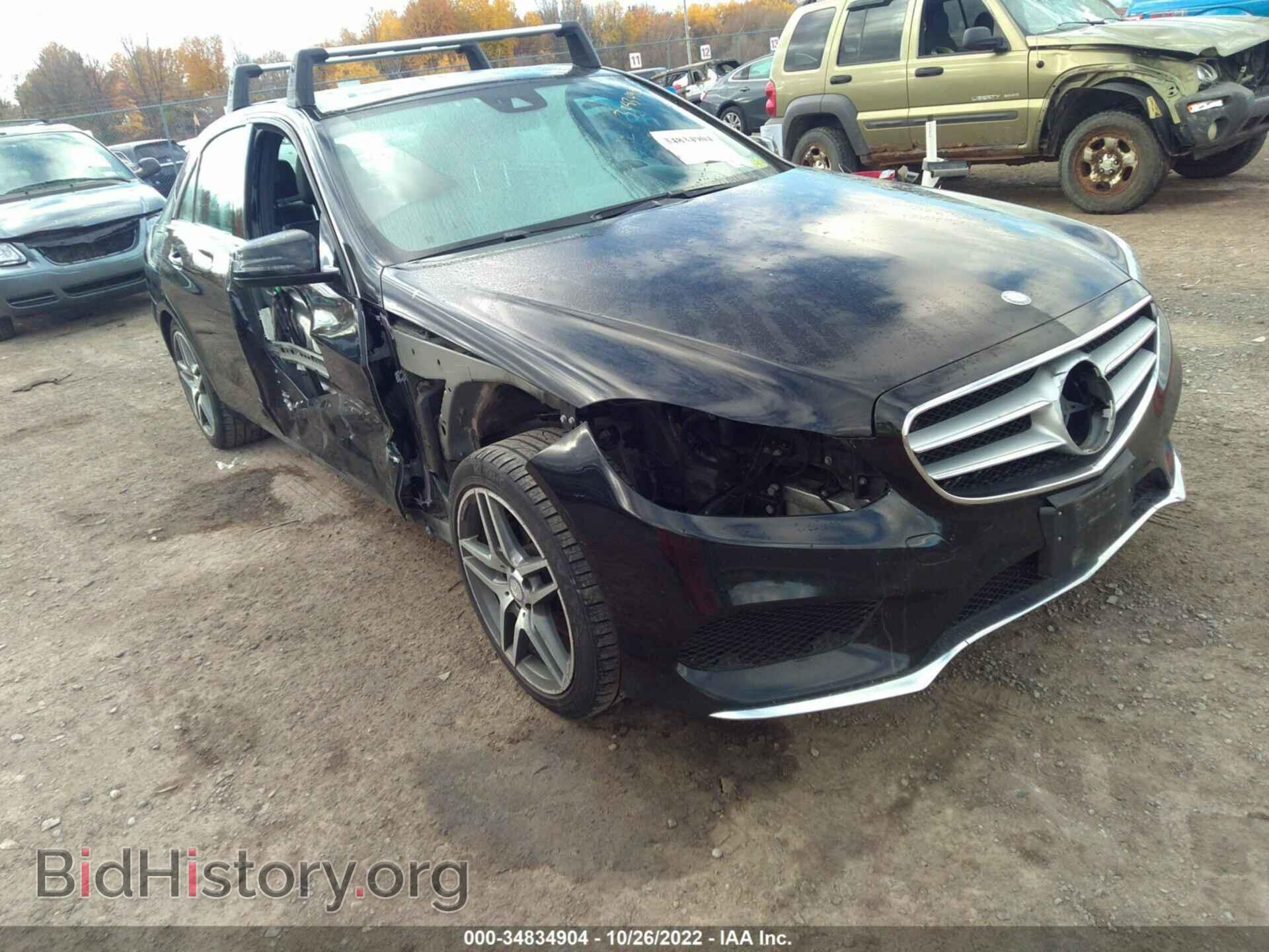 Photo WDDHF8JBXEB015199 - MERCEDES-BENZ E-CLASS 2014