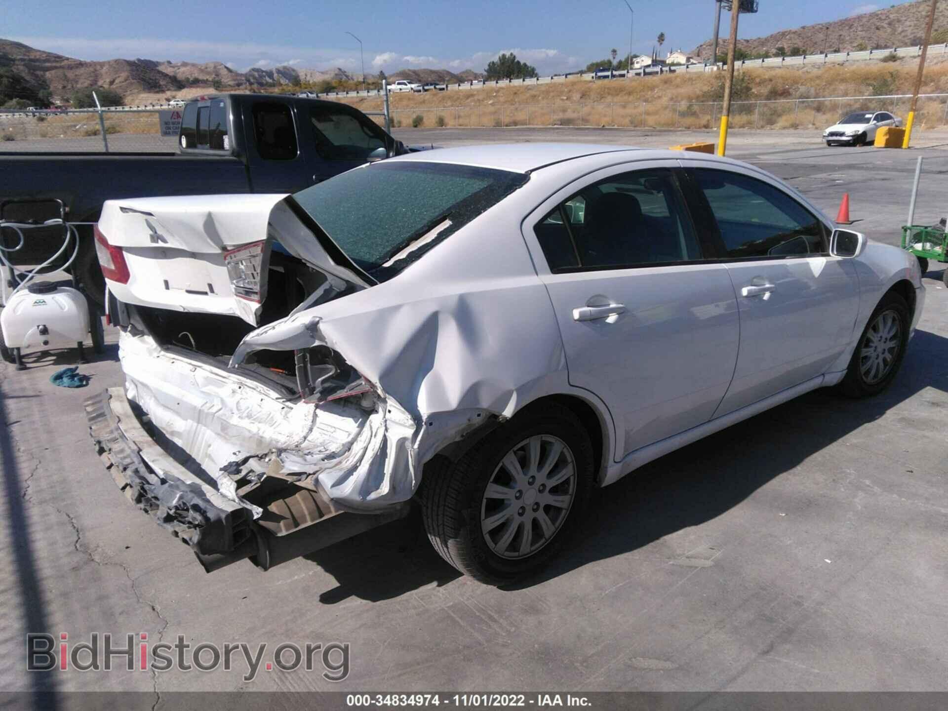 2012 MITSUBISHI GALANT - VIN: 4A32B2FF6CE019263 - Фото 4