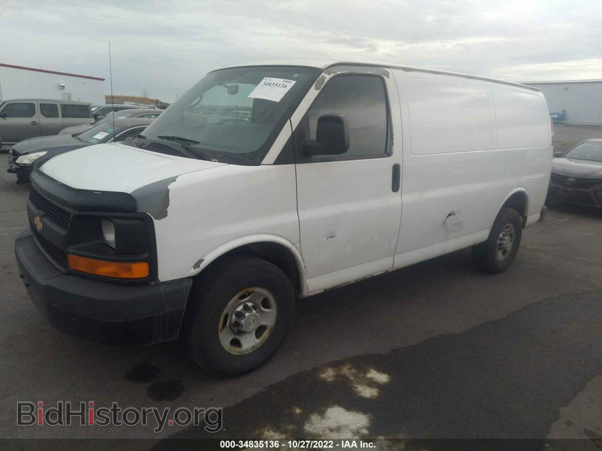 2010 CHEVROLET EXPRESS CARGO VAN - VIN: 1GCZGFDA9A1122117 - Фото 2