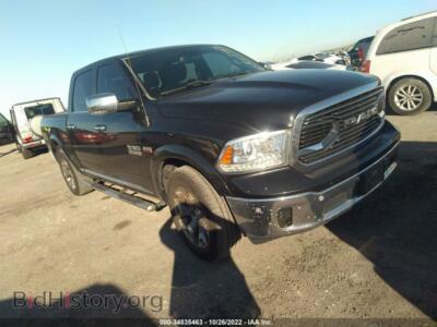 2015 RAM 1500 Laramie Limited 2.0, black — VIN 1C6RR7PT5FS736703, IAAI