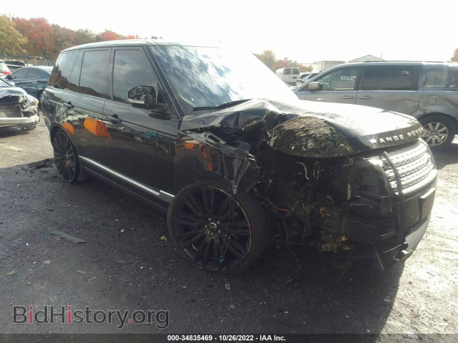 Фотография SALGS2PF3GA288138 - LAND ROVER RANGE ROVER 2016