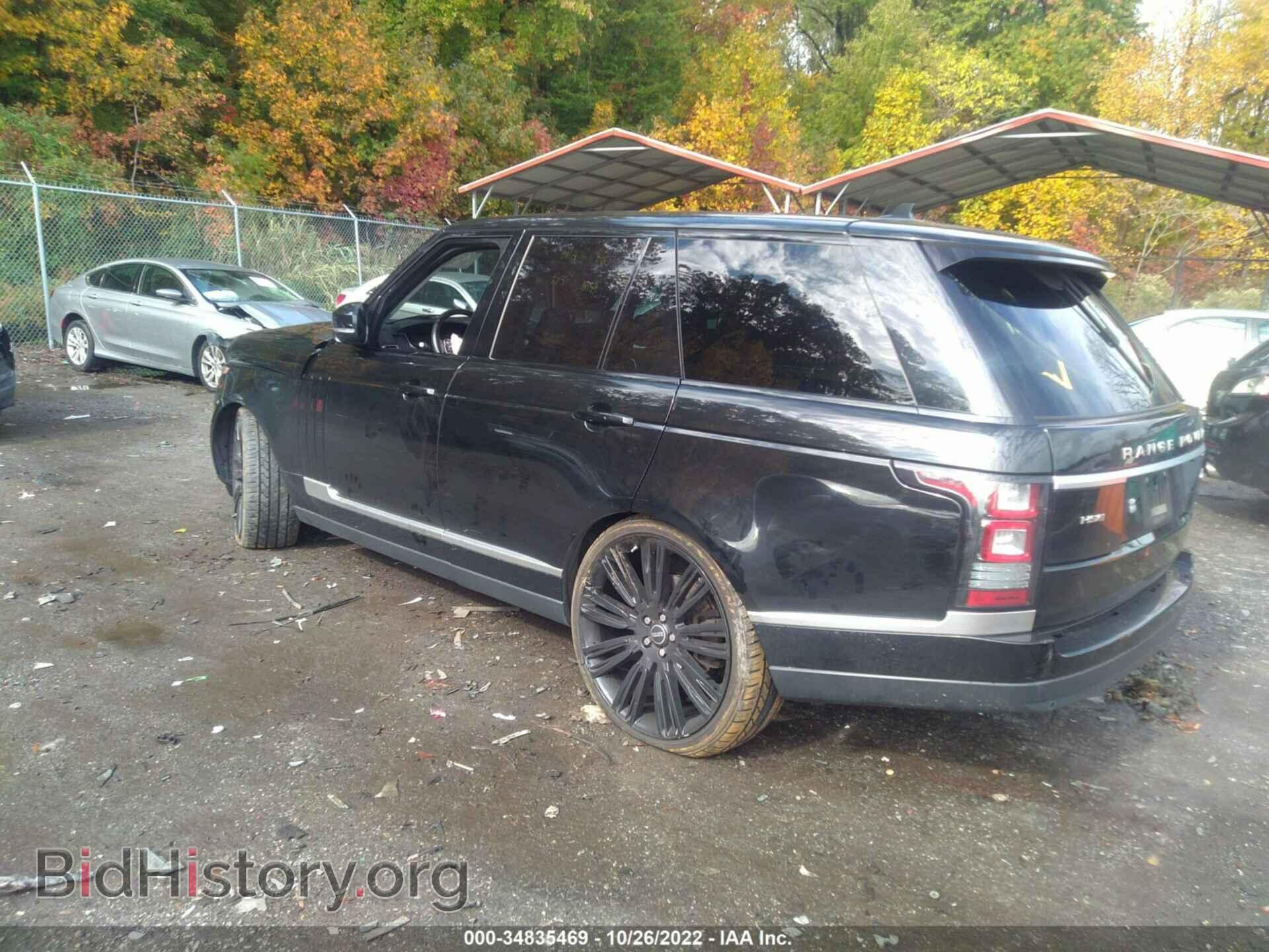 2016 LAND ROVER RANGE ROVER - VIN: SALGS2PF3GA288138 - Фото 3