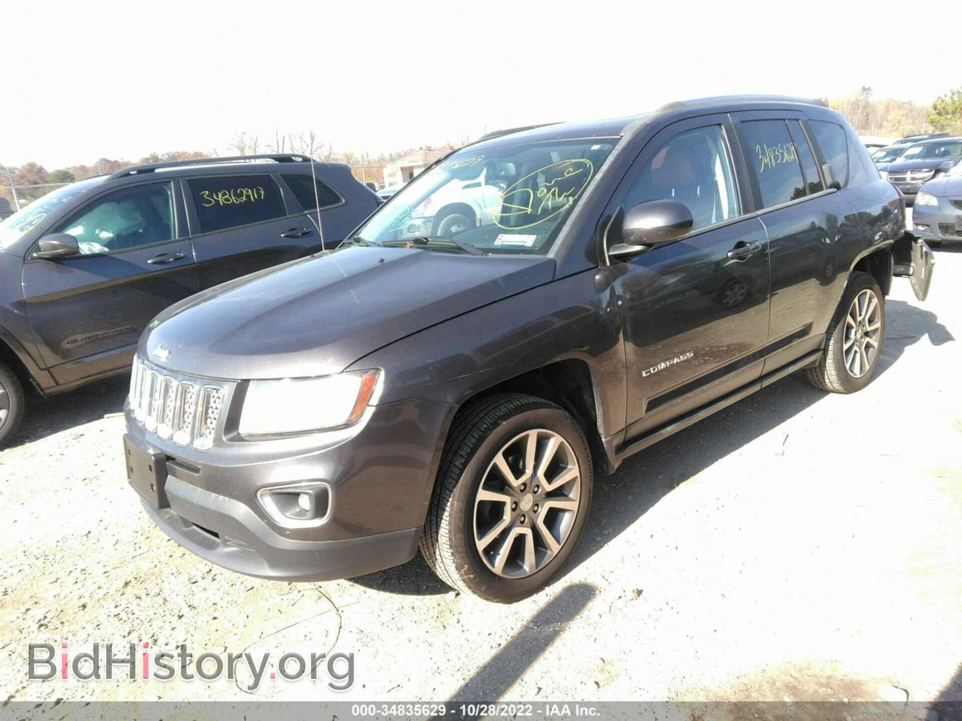 2014 JEEP COMPASS - VIN: 1C4NJCCBXED794202 - Фото 2