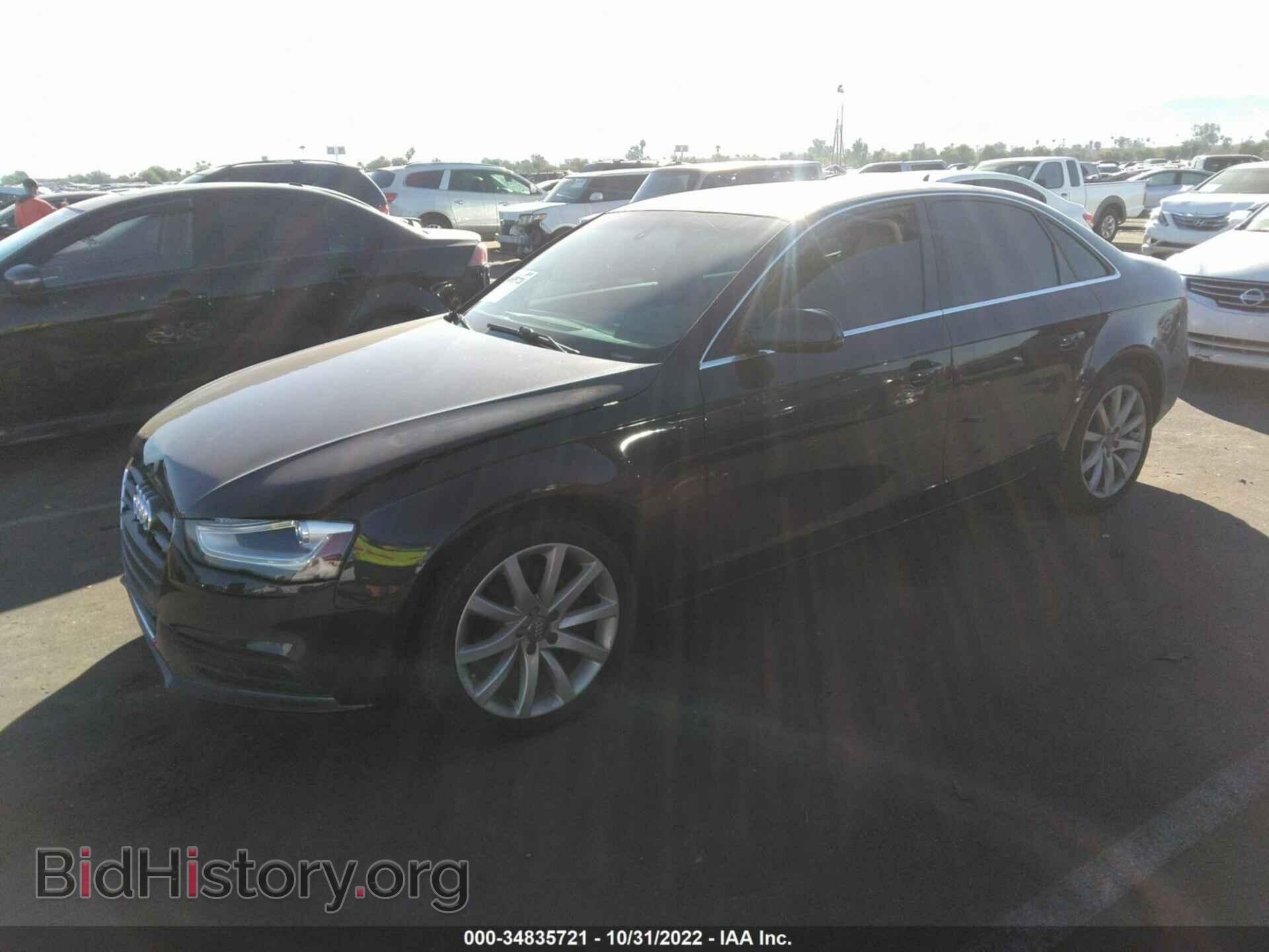 2013 AUDI A4 - VIN: WAUEFAFL3DN023337 - Фото 2