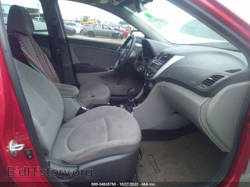 2012 Hyundai ACCENT (VIN KMHCU4AEXCU139287) — photo 5 of 11