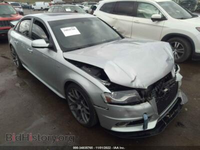 2012 Audi A4 2.0T Prestige, серебристый — VIN WAUKFAFL1CN009132, IAAI