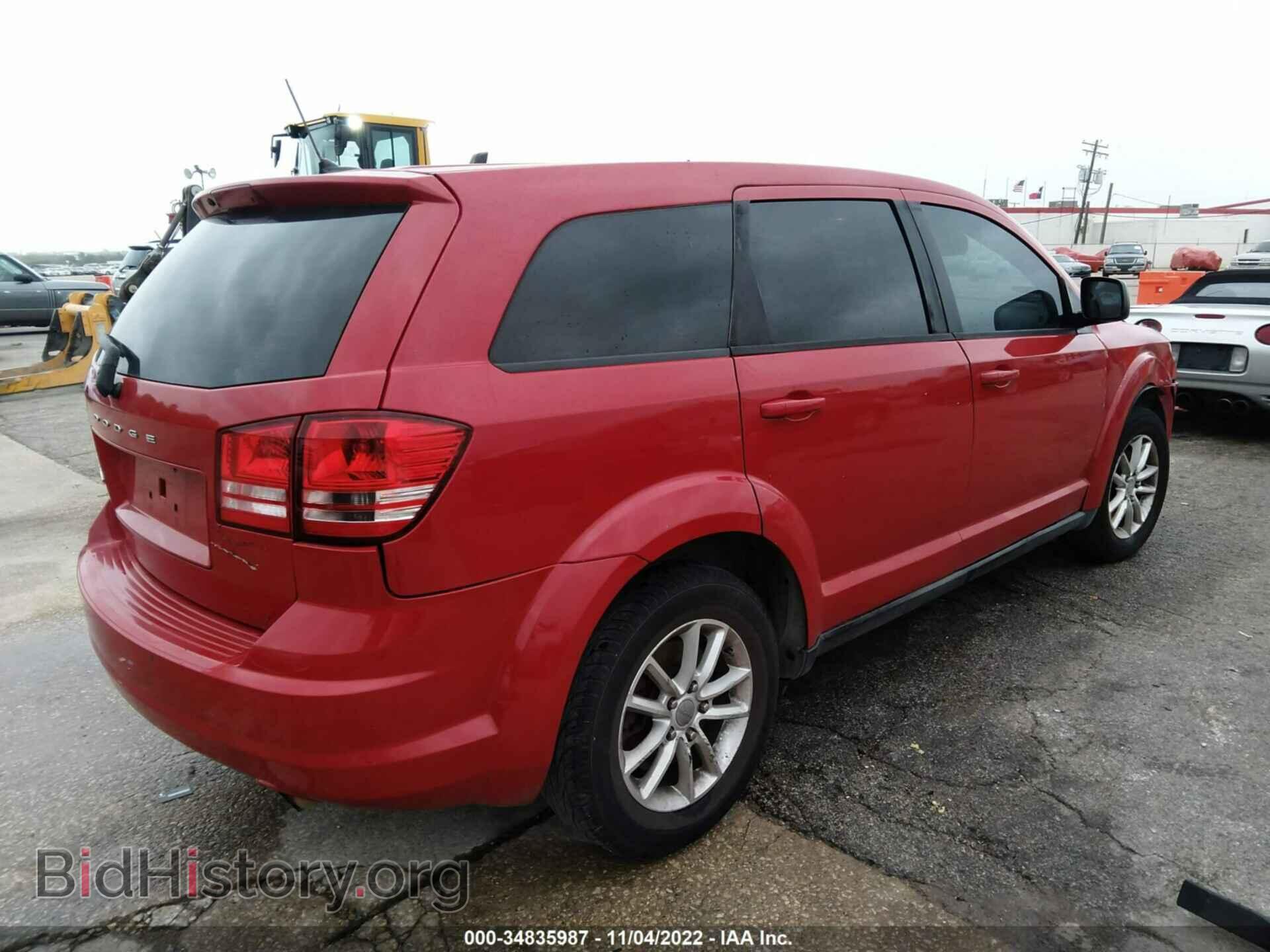 2013 DODGE JOURNEY - VIN: 3C4PDCAB8DT704993 - Фото 4