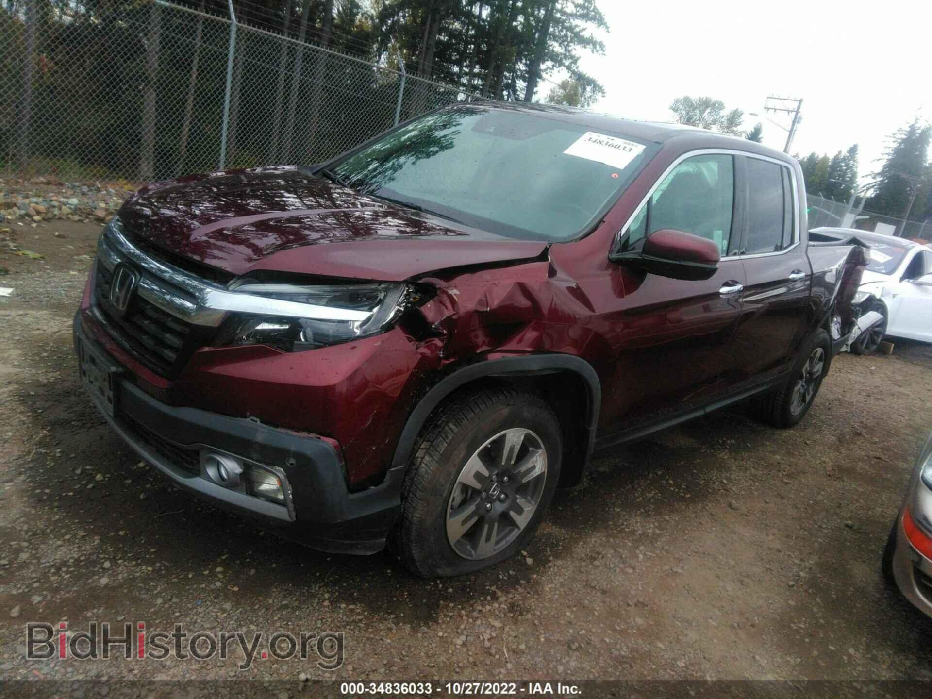 2019 HONDA RIDGELINE - VIN: 5FPYK3F76KB016606 - Фото 2