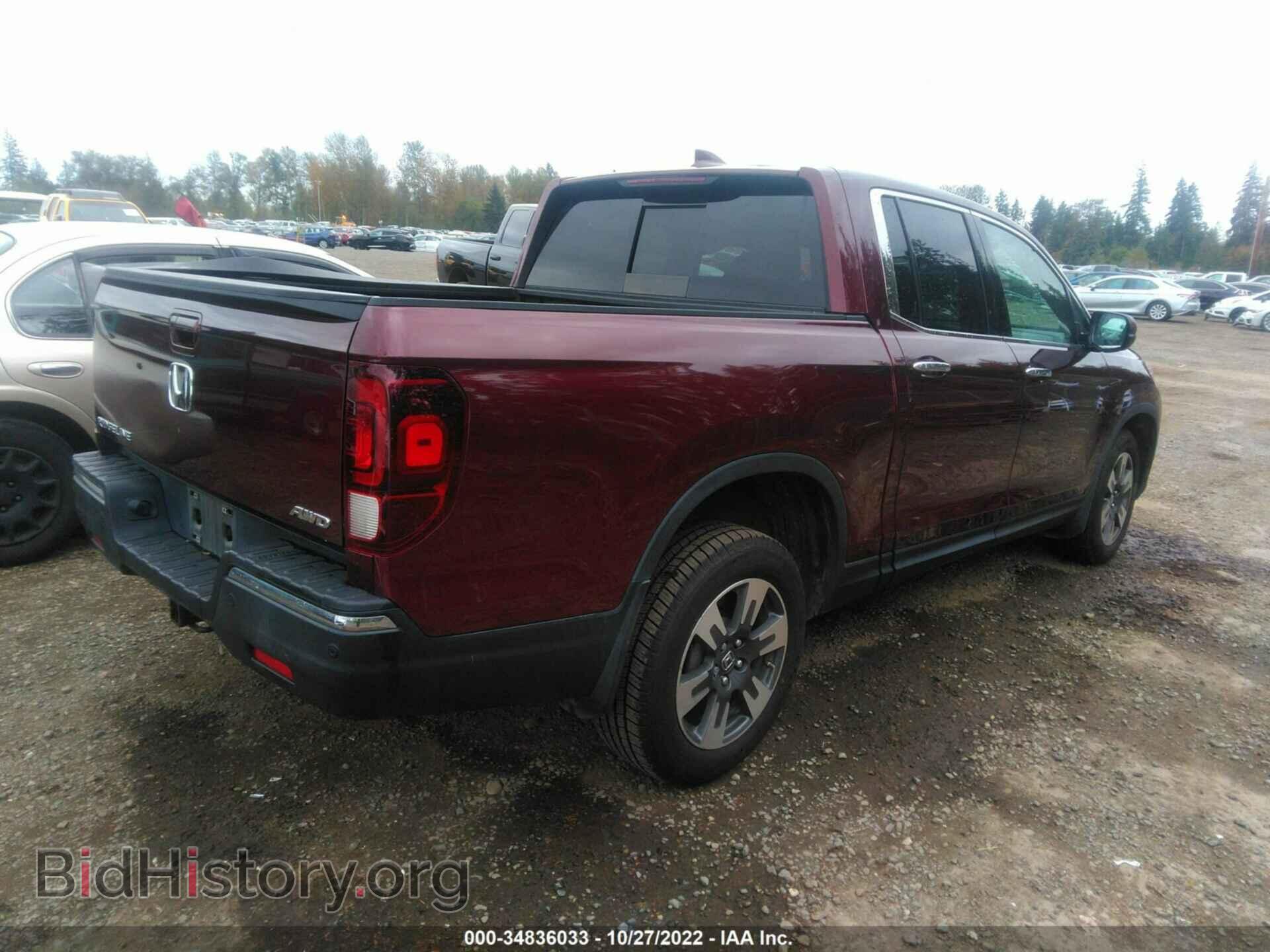 2019 HONDA RIDGELINE - VIN: 5FPYK3F76KB016606 - Фото 4