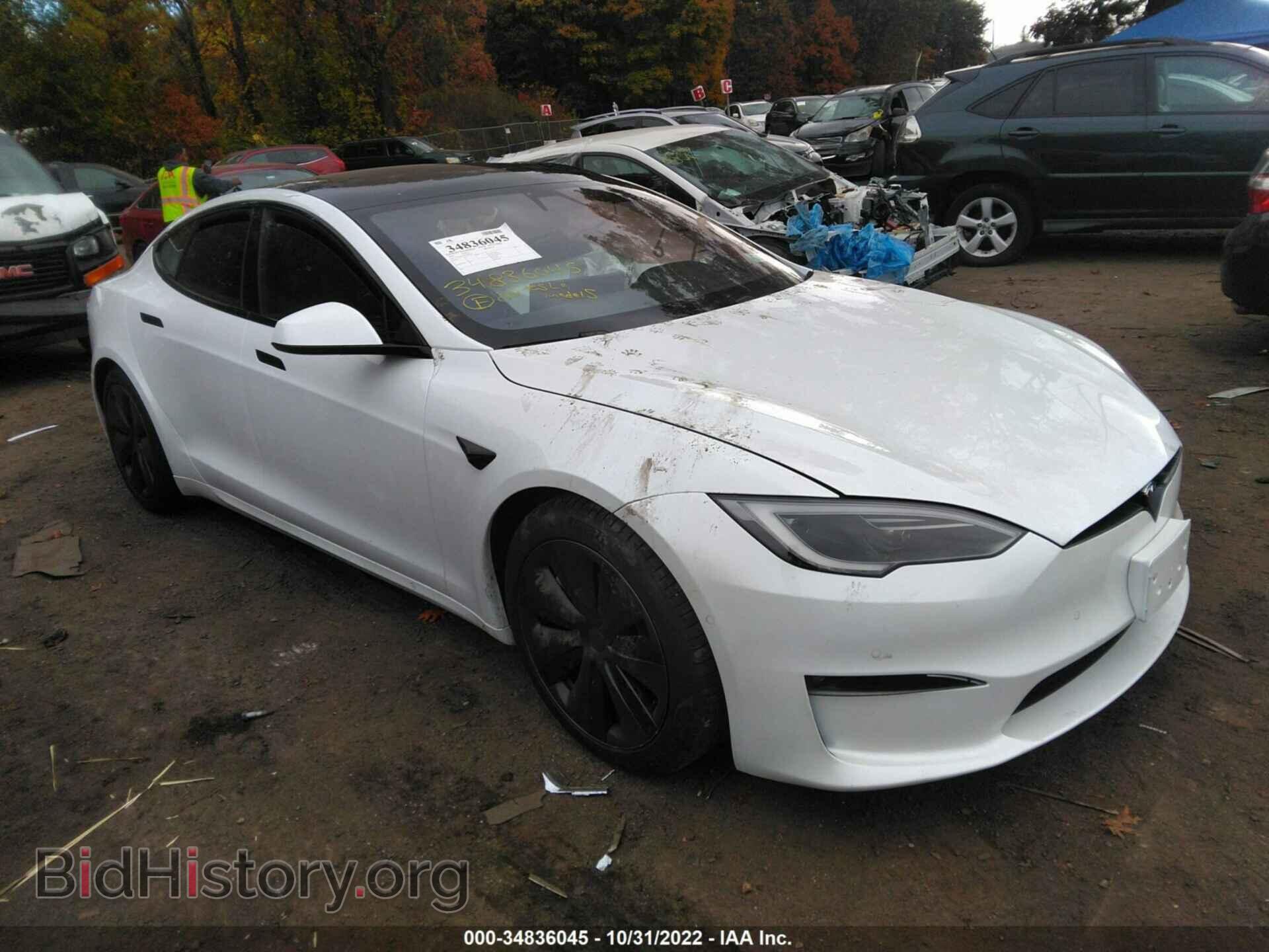 Photo 5YJSA1E5XNF486423 - TESLA MODEL S 2022
