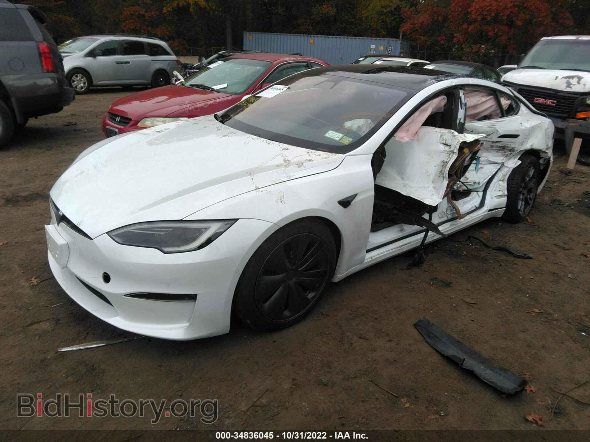 2022 TESLA MODEL S - VIN: 5YJSA1E5XNF486423 - Photo 2