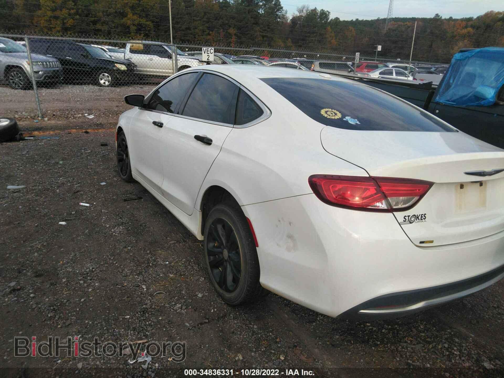 2015 CHRYSLER 200 - VIN: 1C3CCCAB9FN616236 - Фото 3