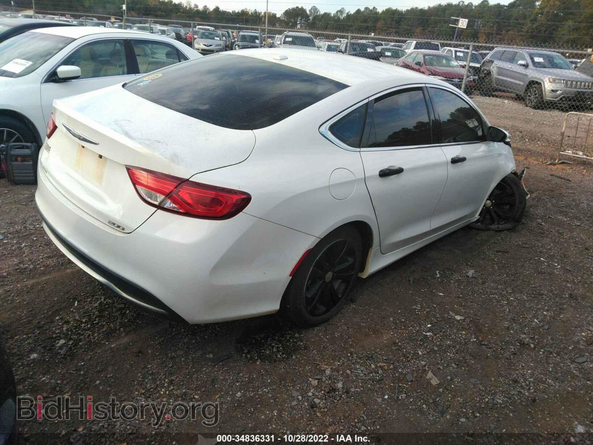 2015 CHRYSLER 200 - VIN: 1C3CCCAB9FN616236 - Фото 4