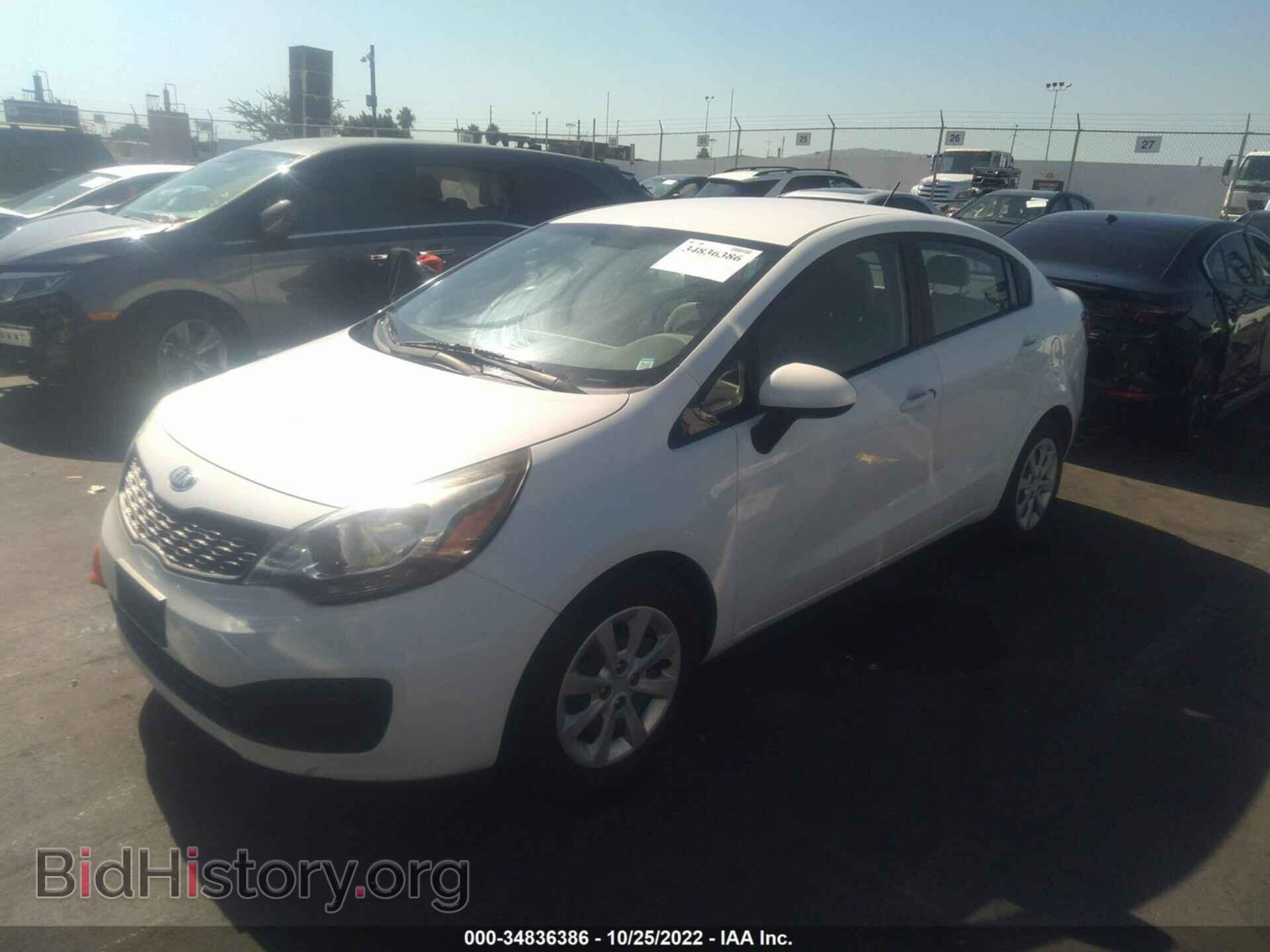 2013 KIA RIO - VIN: KNADM4A35D6309629 - Фото 2