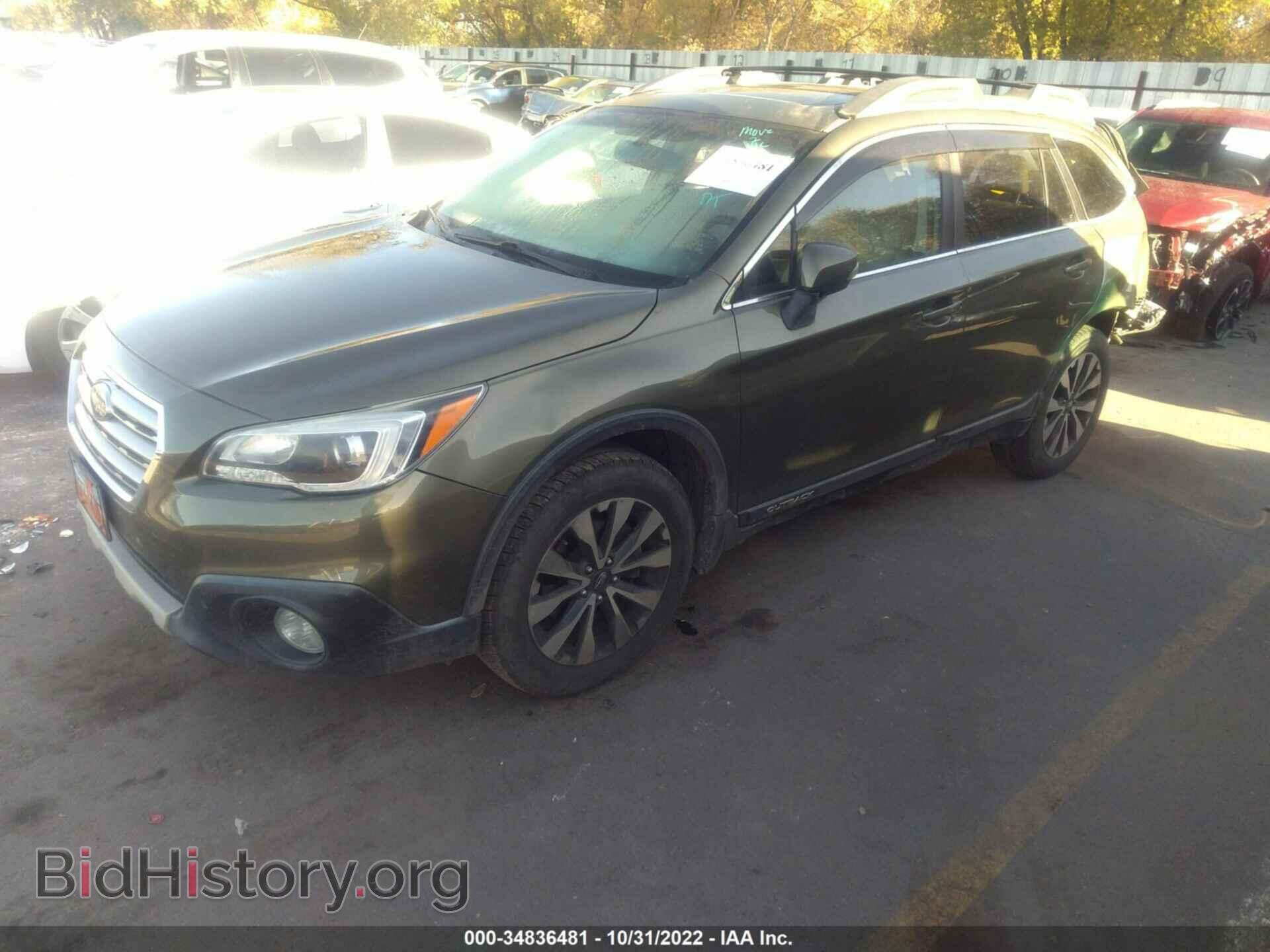 2015 SUBARU OUTBACK - VIN: 4S4BSBLC6F3244761 - Фото 2