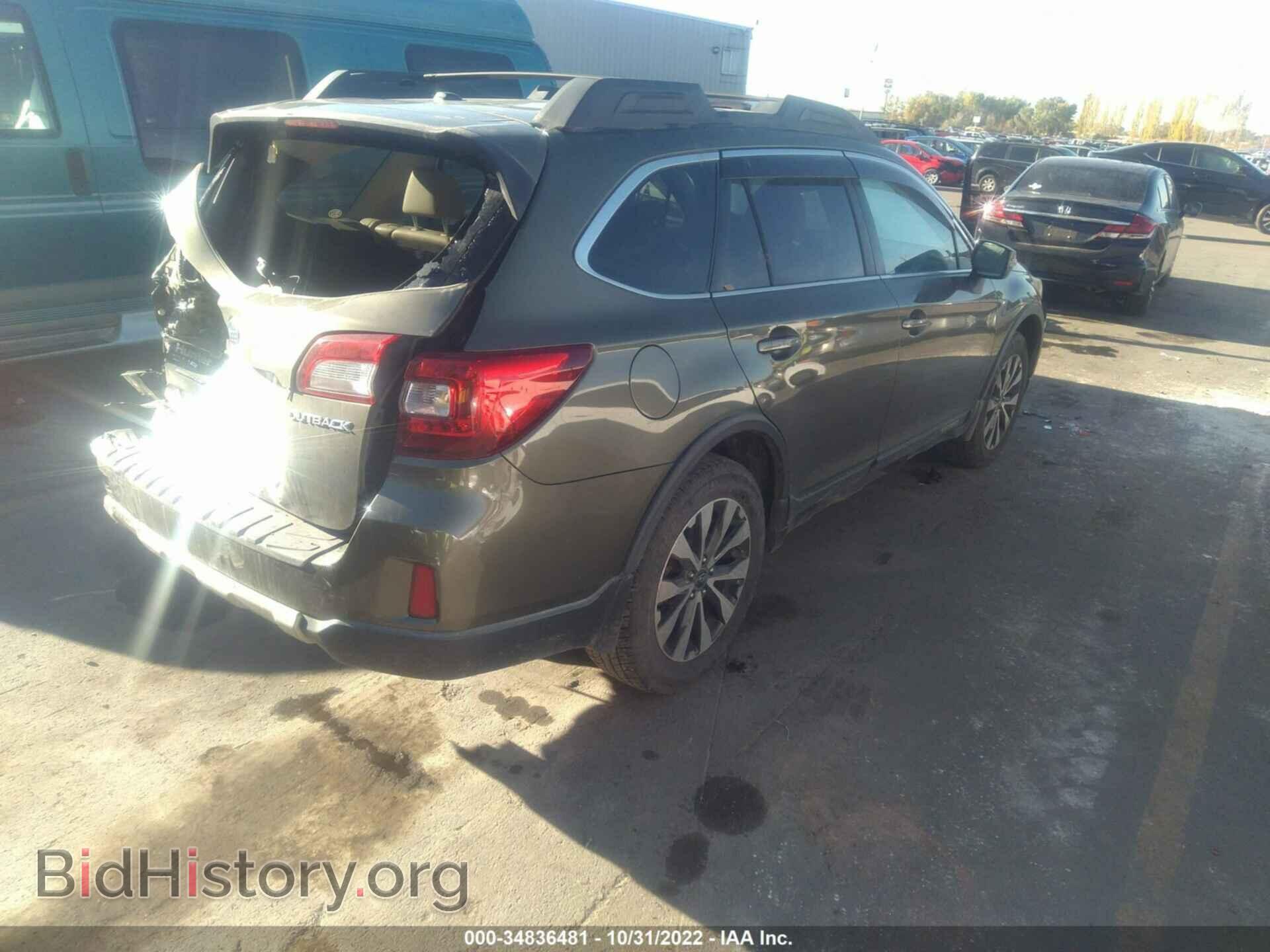 2015 SUBARU OUTBACK - VIN: 4S4BSBLC6F3244761 - Фото 4