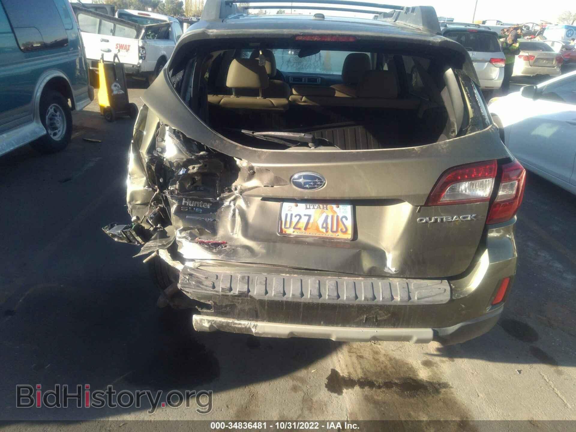 2015 SUBARU OUTBACK - VIN: 4S4BSBLC6F3244761 - Фото 6