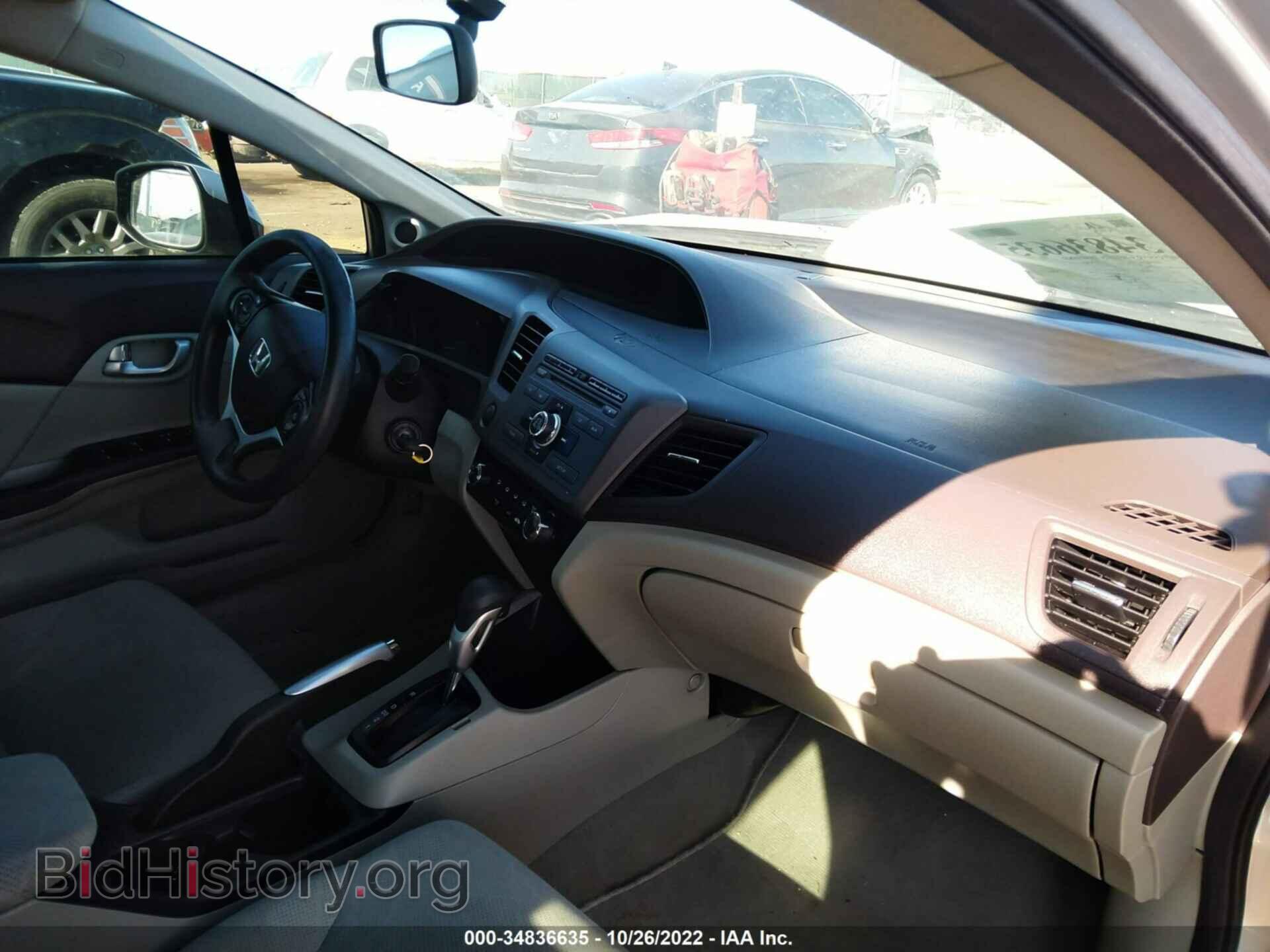 2012 HONDA CIVIC SDN - VIN: 2HGFB2F82CH312559 - Фото 5