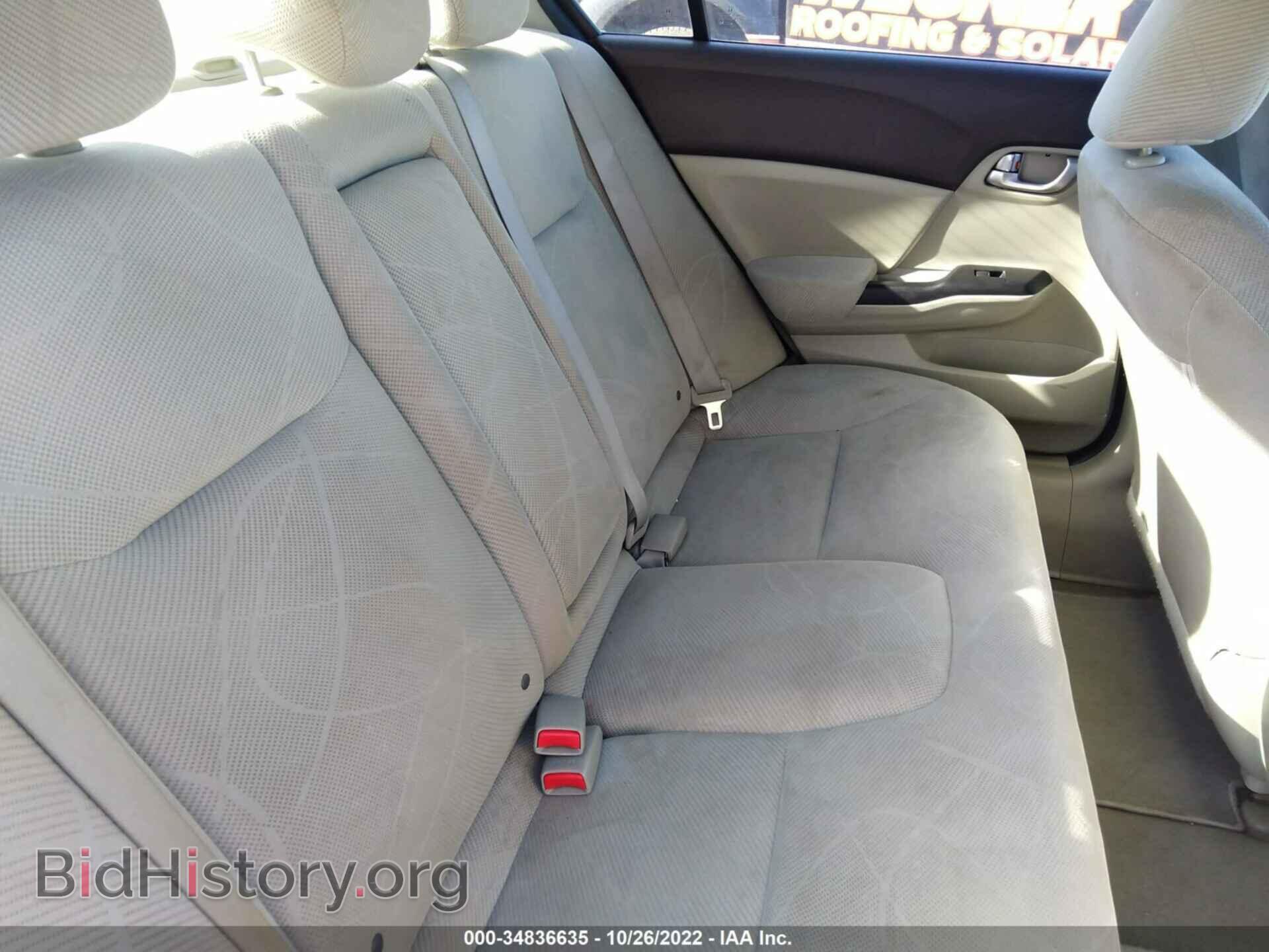 2012 HONDA CIVIC SDN - VIN: 2HGFB2F82CH312559 - Фото 8