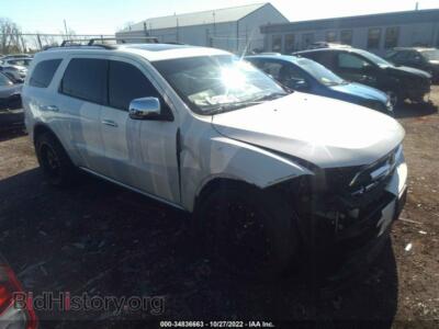 2011 Dodge DURANGO Crew, белый — VIN 1D4SE4GT0BC648931, IAAI
