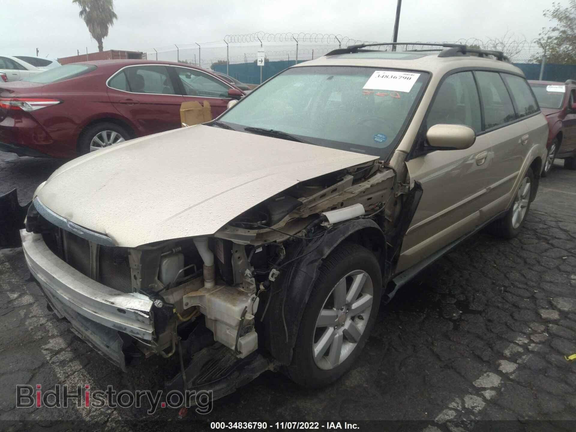 2008 SUBARU OUTBACK - VIN: 4S4BP62C887362686 - Фото 2