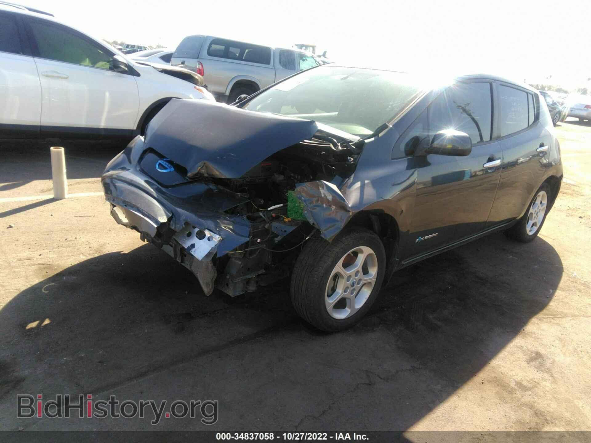 2013 NISSAN LEAF - VIN: 1N4AZ0CP2DC403460 - Фото 2