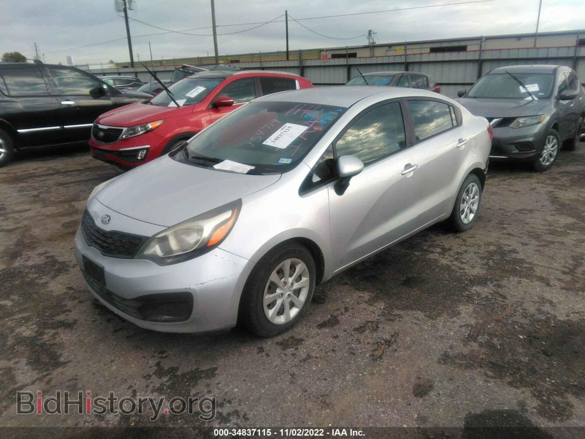 2013 KIA RIO - VIN: KNADM4A38D6154719 - Фото 2