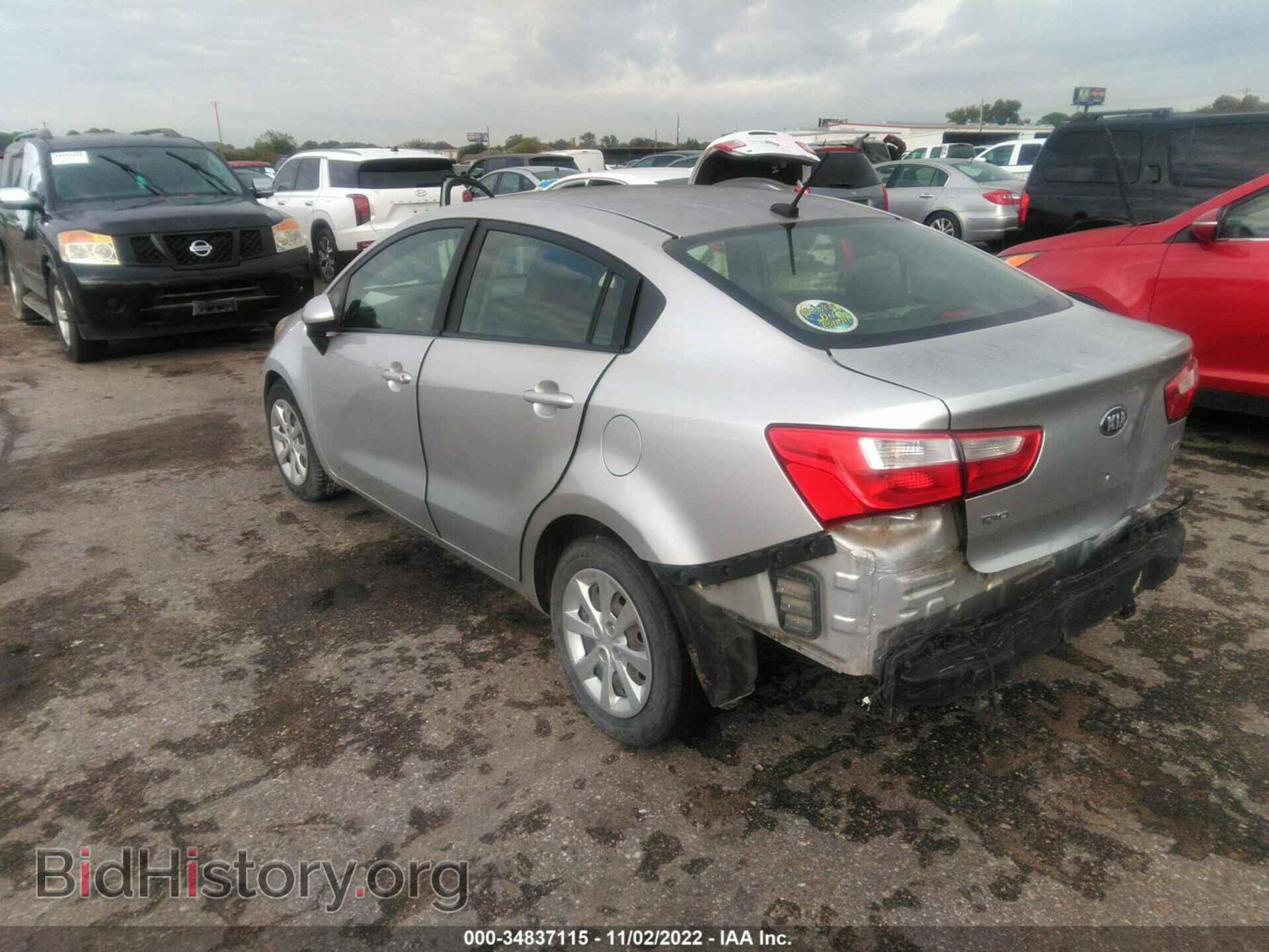 2013 KIA RIO - VIN: KNADM4A38D6154719 - Фото 3