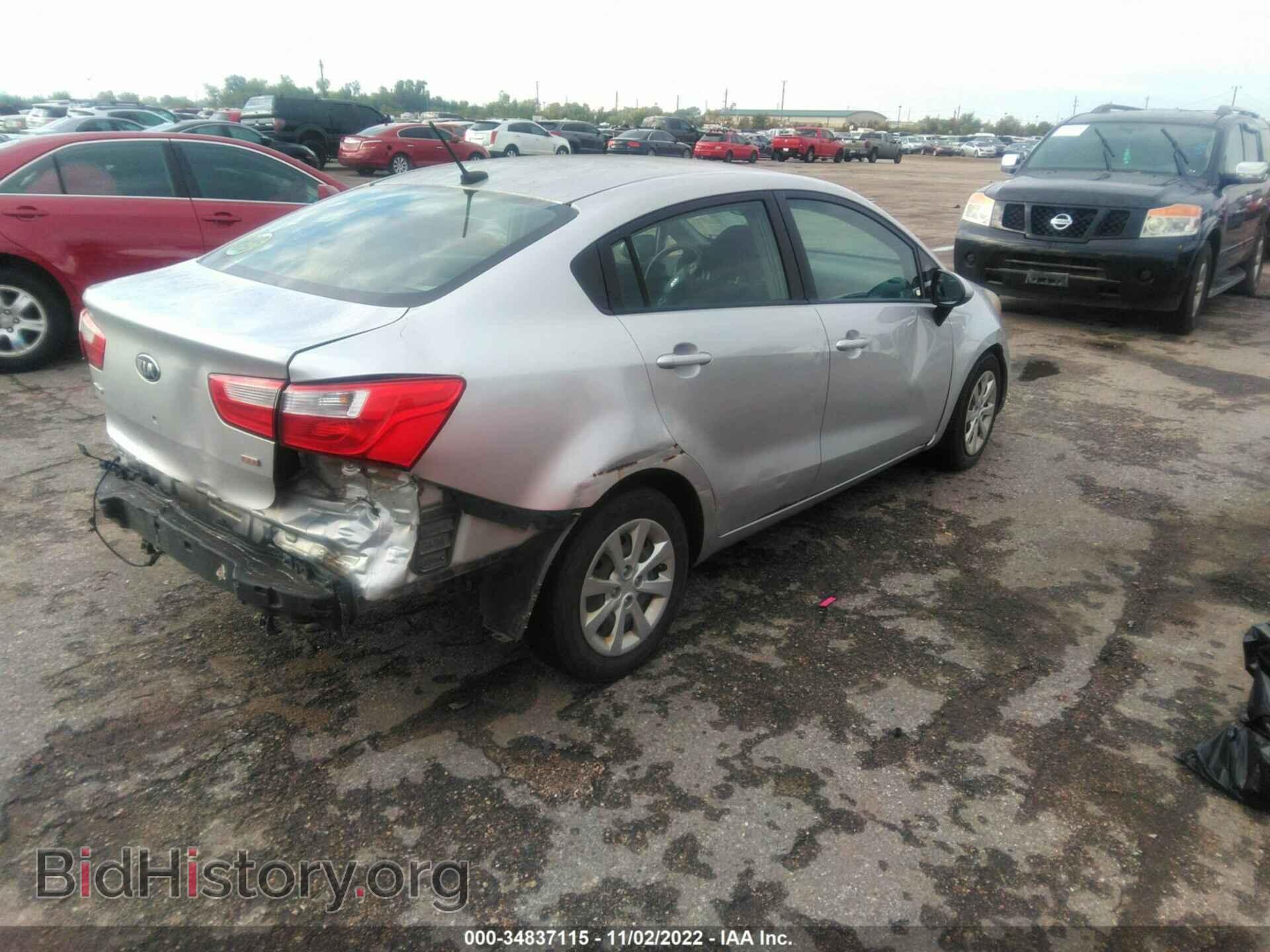 2013 KIA RIO - VIN: KNADM4A38D6154719 - Фото 4