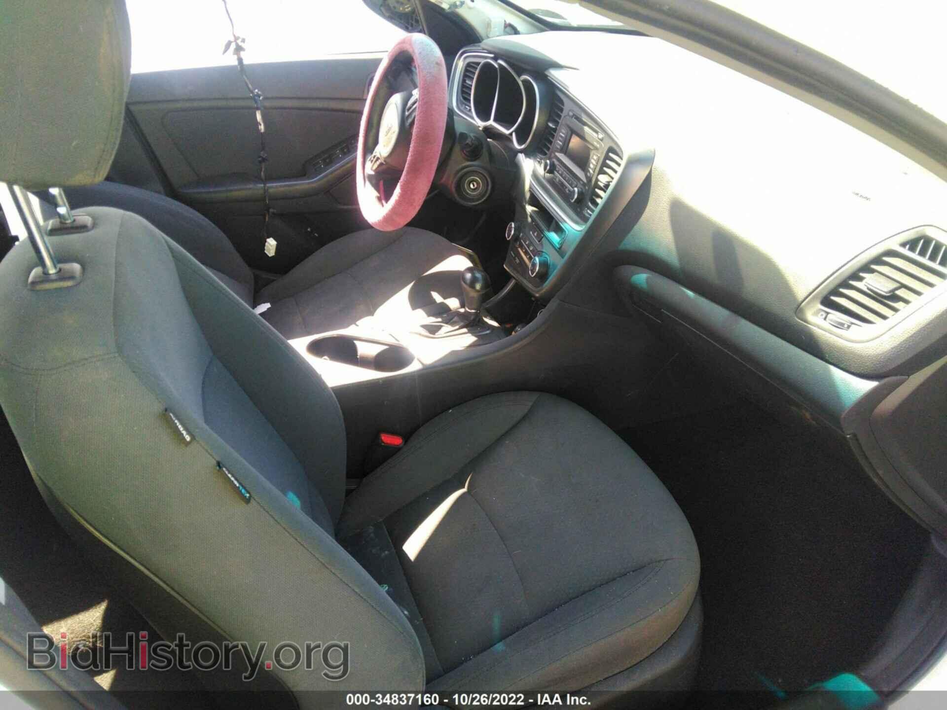 2015 KIA OPTIMA - VIN: KNAGM4A70F5611709 - Фото 5