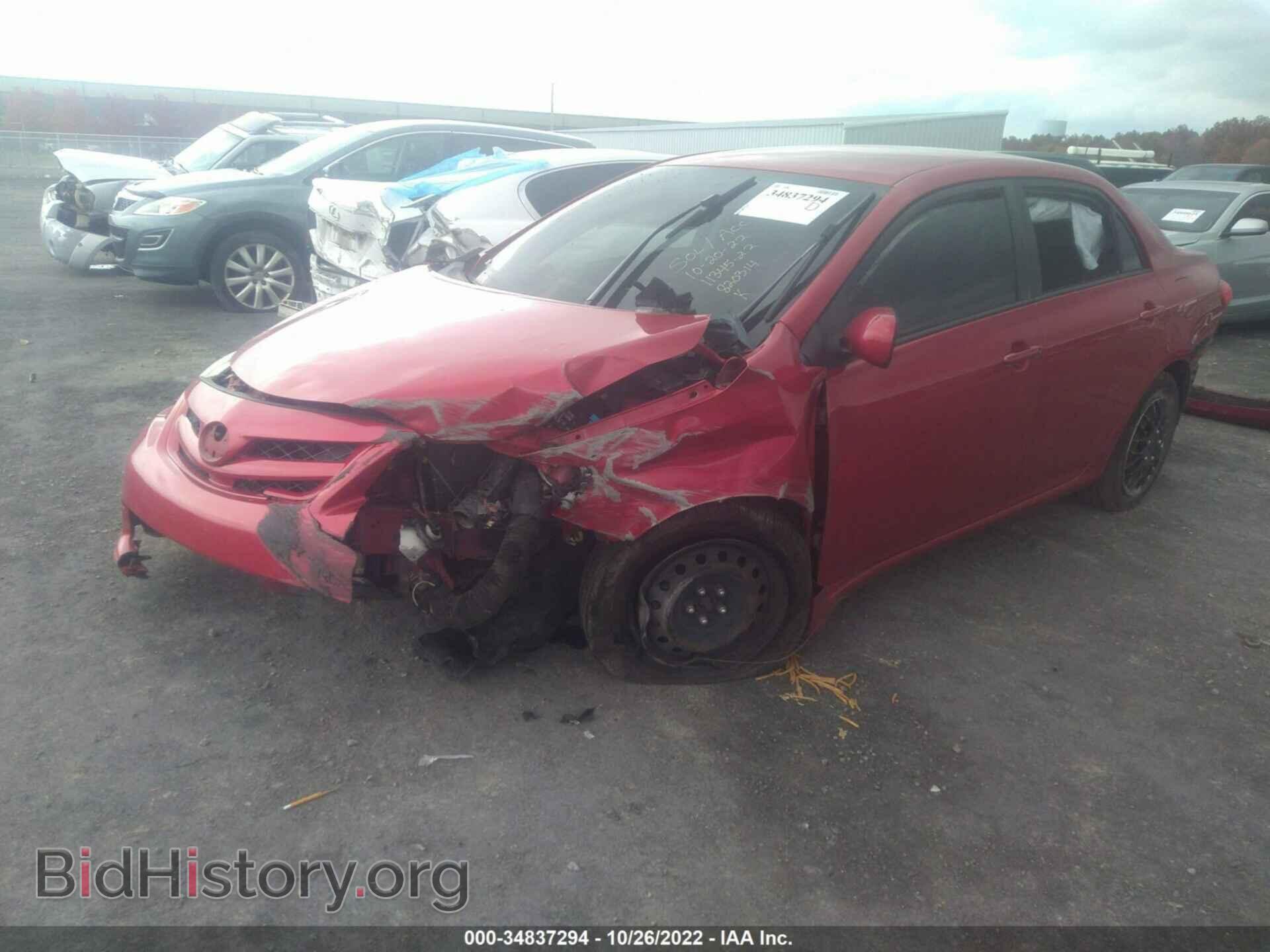2012 TOYOTA COROLLA - VIN: 2T1BU4EE8CC820314 - Фото 2