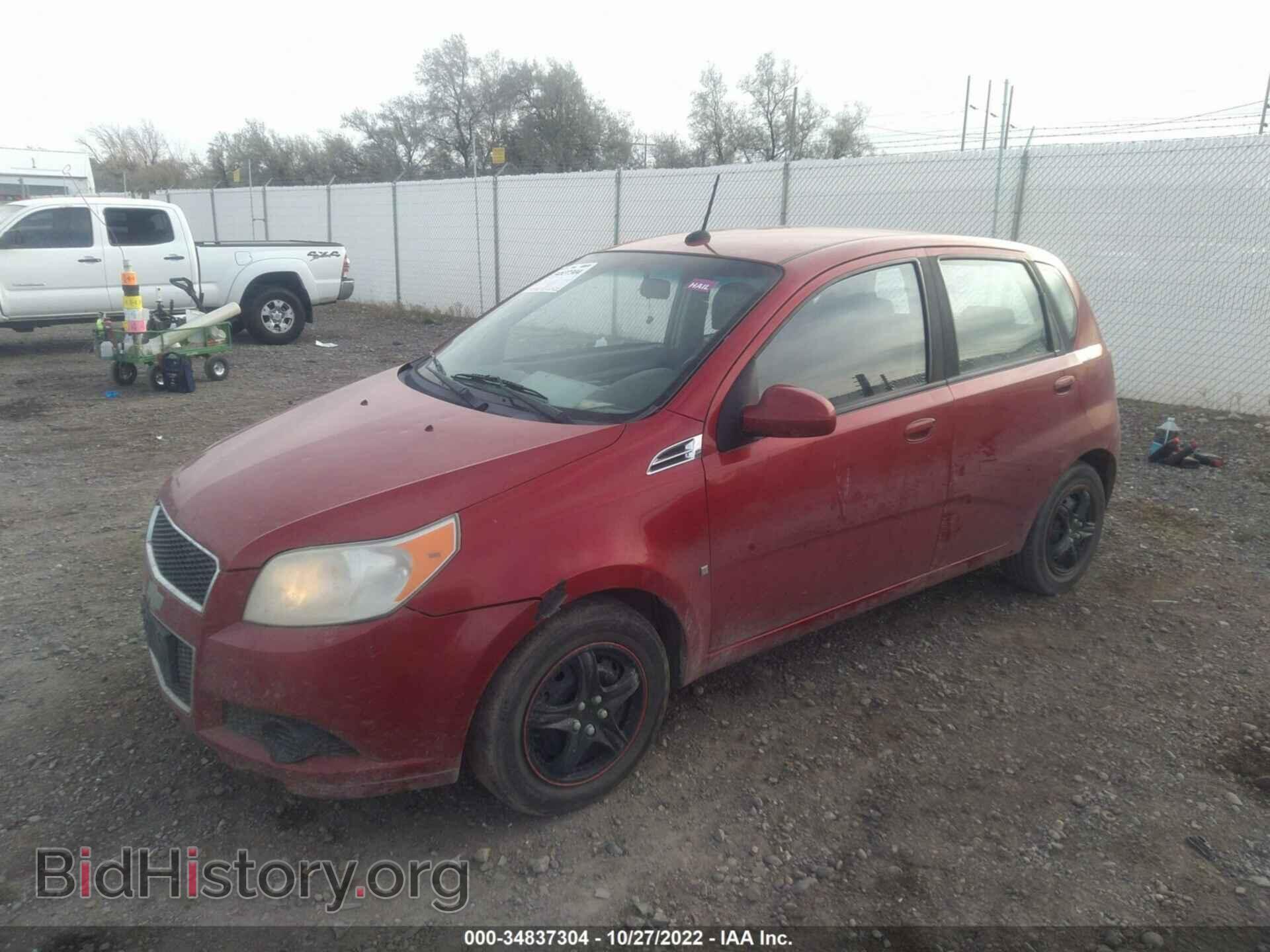 2009 CHEVROLET AVEO - VIN: KL1TD66E29B355994 - Фото 2