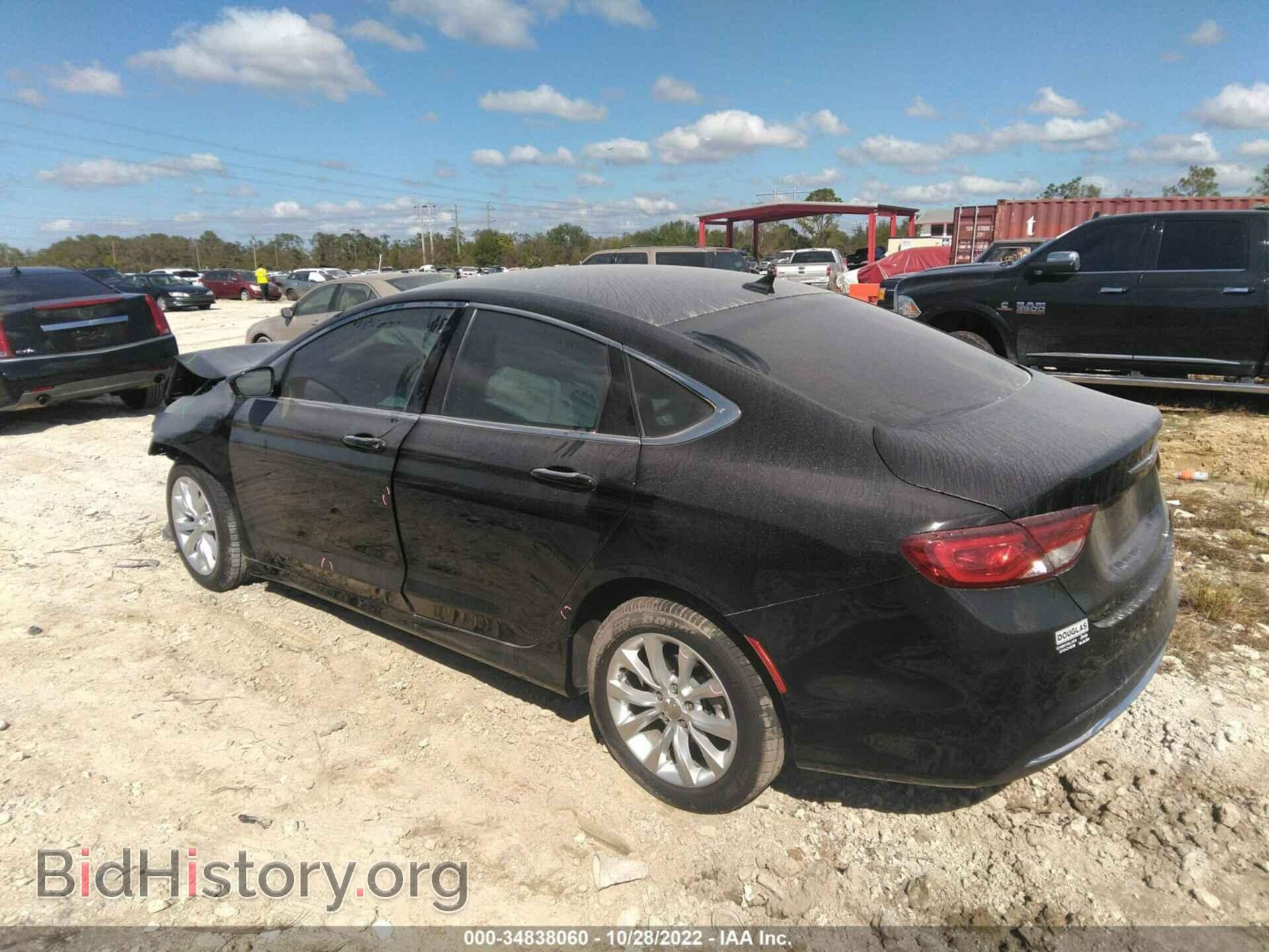 2016 CHRYSLER 200 - VIN: 1C3CCCCB5GN109834 - Фото 3